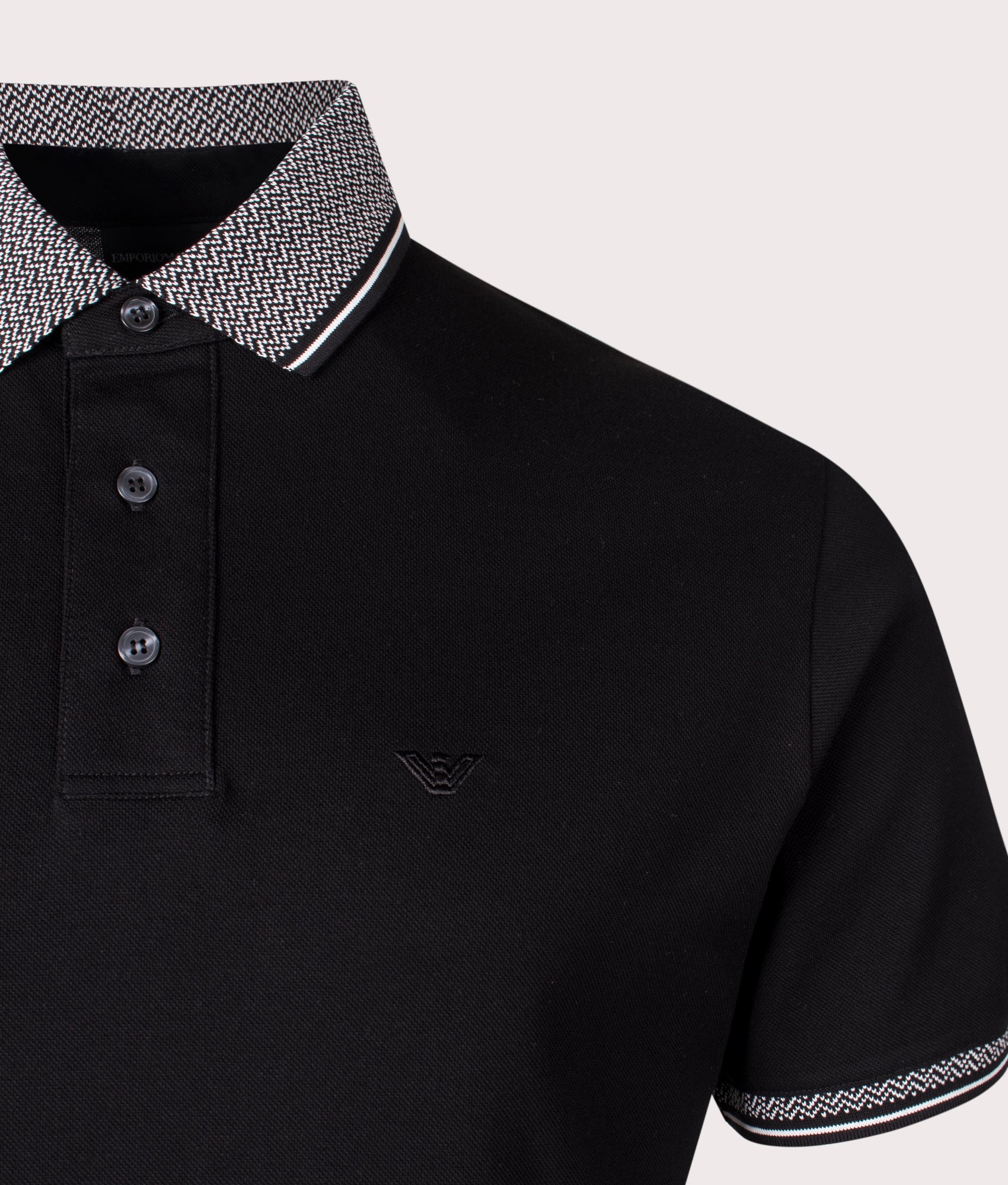 Contrast Collar Logo Polo Shirt - Image 2
