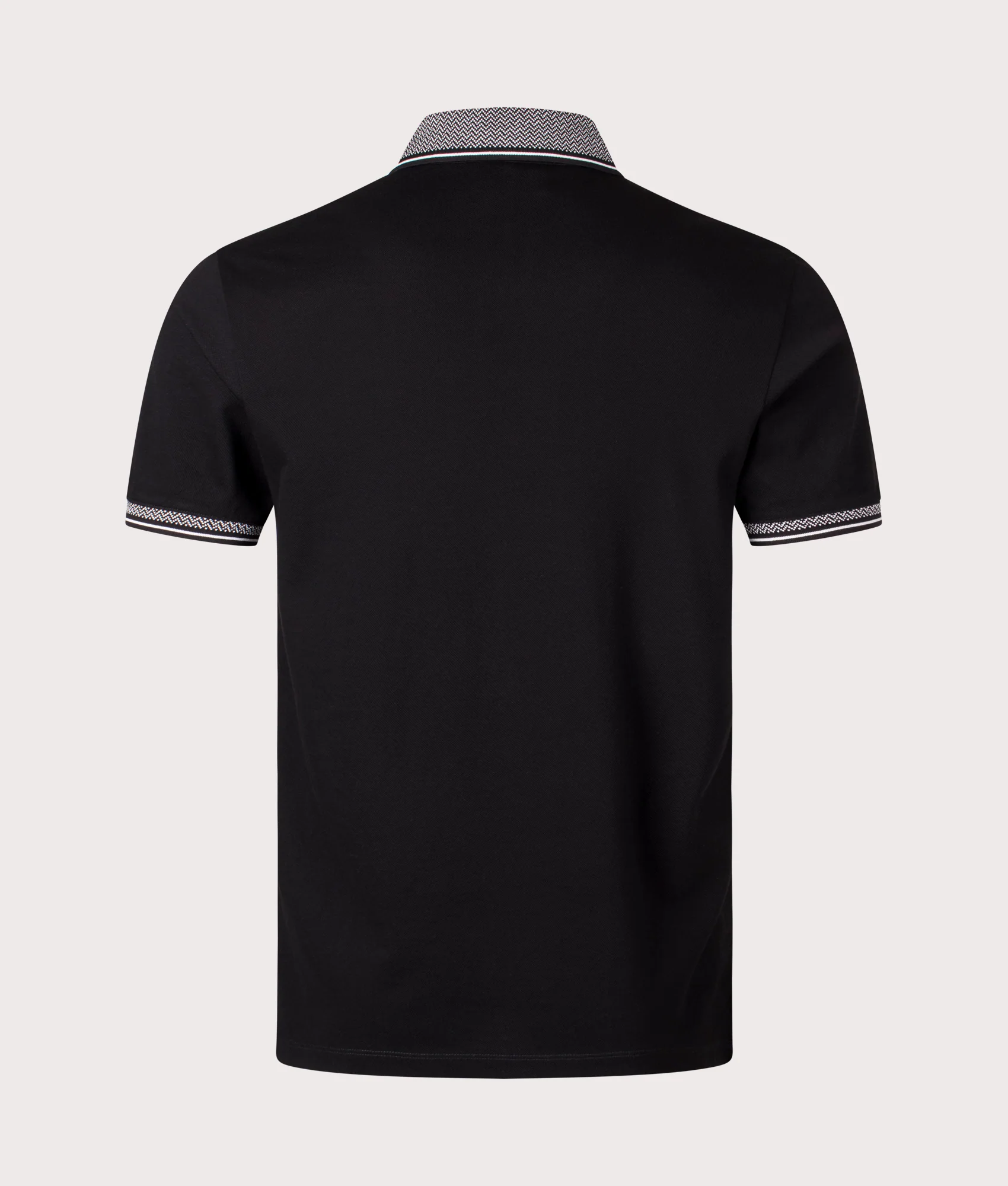 Contrast Collar Logo Polo Shirt - Image 3