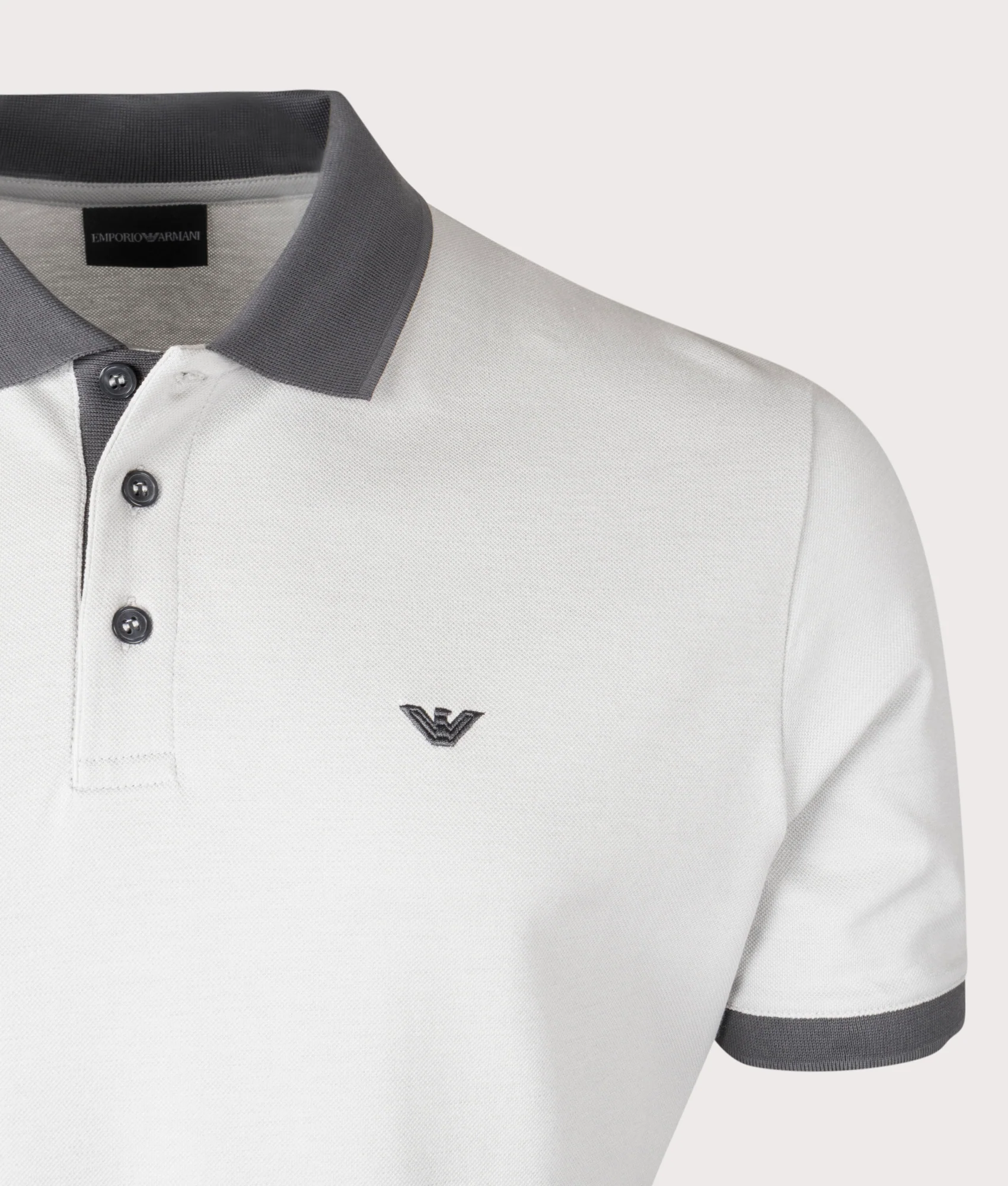Contrast Collar Logo Polo Shirt - Image 2