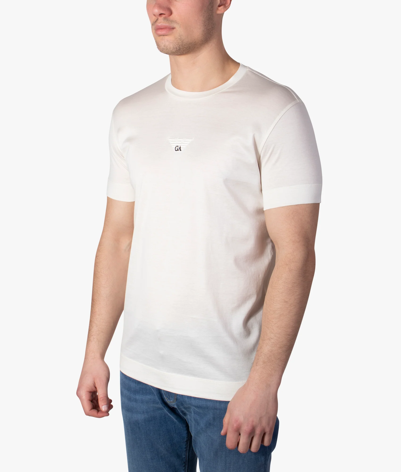 Slim Fit Embroidered Micro Eagle And Logo T-Shirt - Image 3