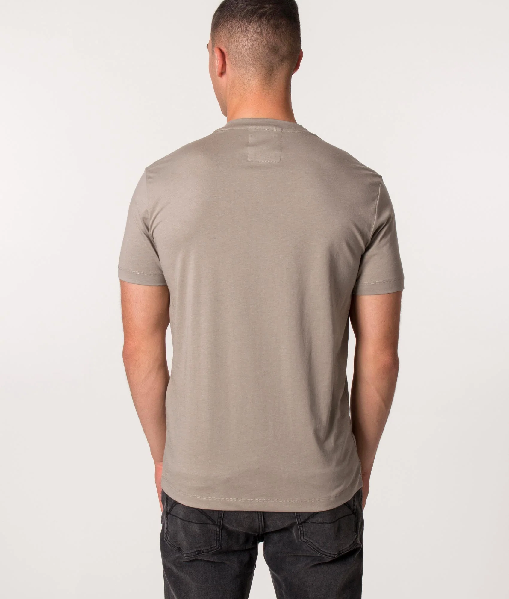 Slim Fit Pima Jersey Logo T-Shirt - Image 3