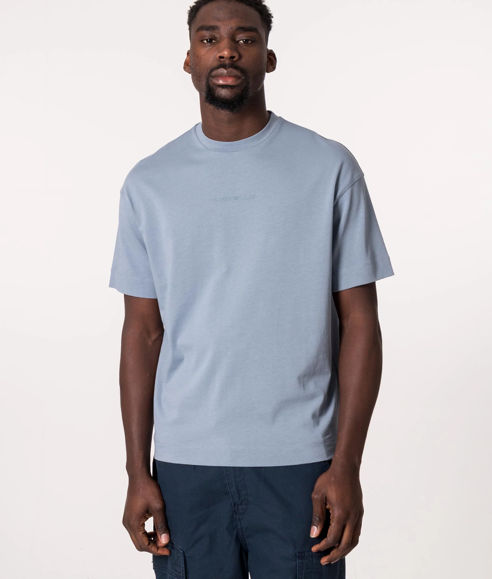 Relaxed Fit Bold Rubberised Logo T-Shirt - Image 2