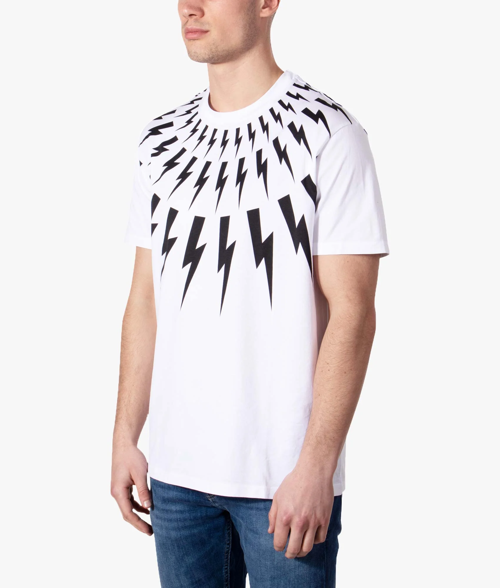 Fair-Isle Thunderbolt T-Shirt - Image 4