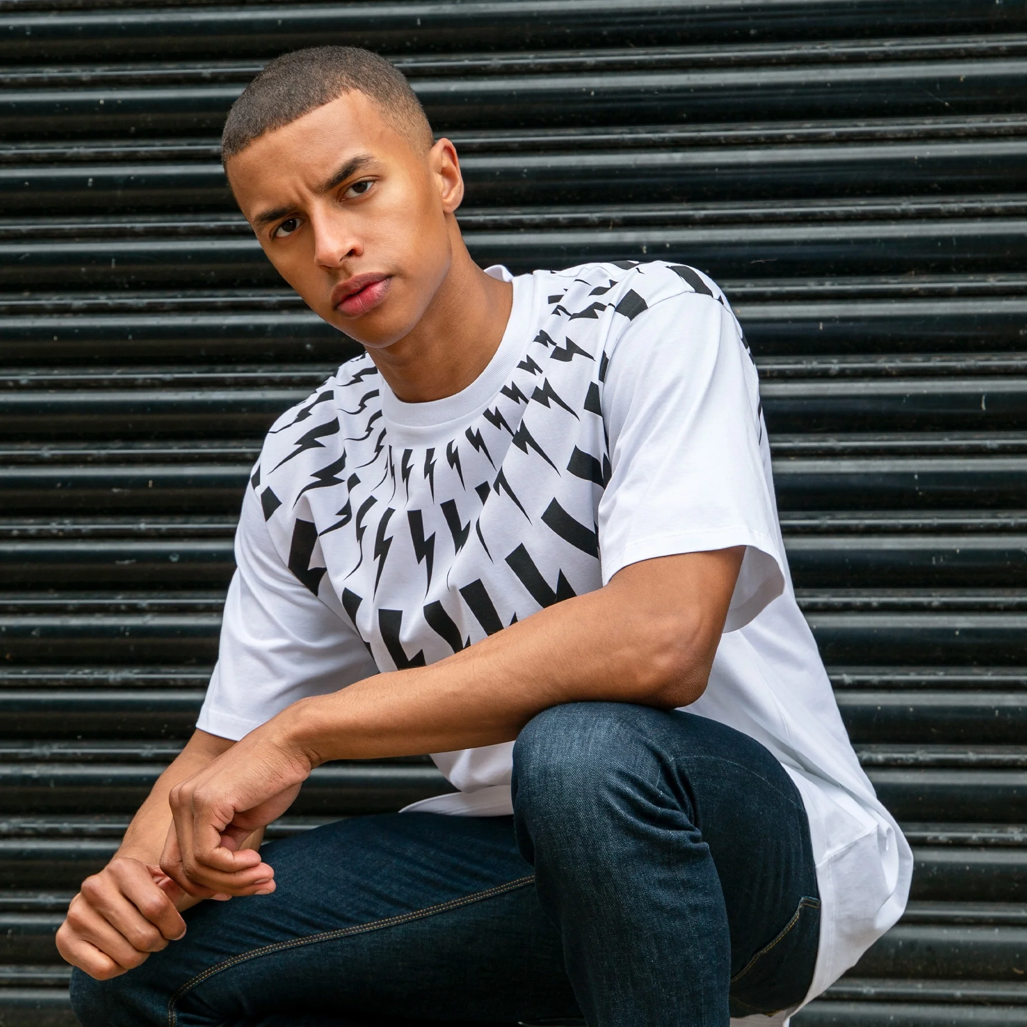 Fair Isle Thunderbolt T-Shirt - Image 2