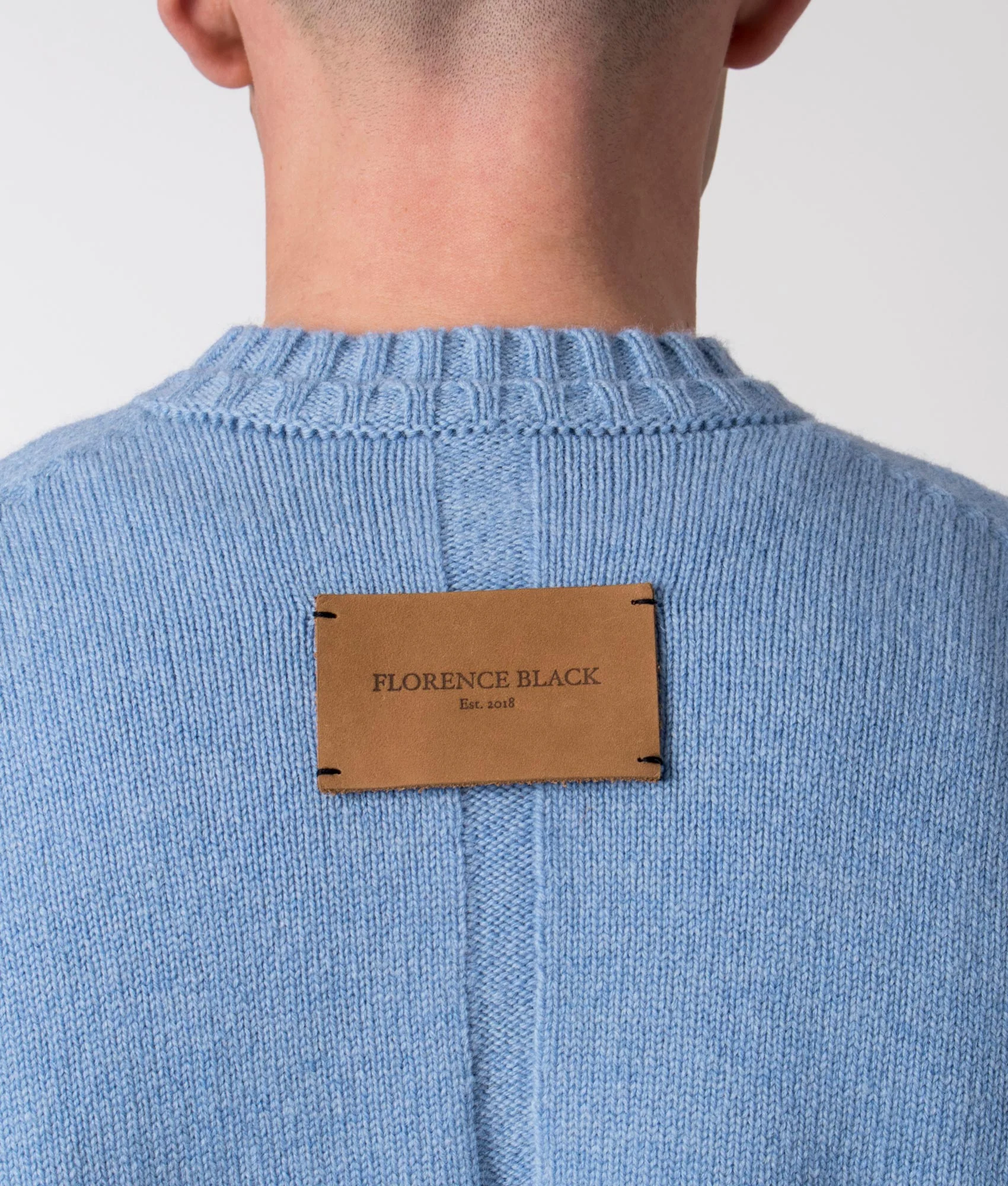 Oversized Cropped Lambswool Knitted Jumper V3 - Image 3