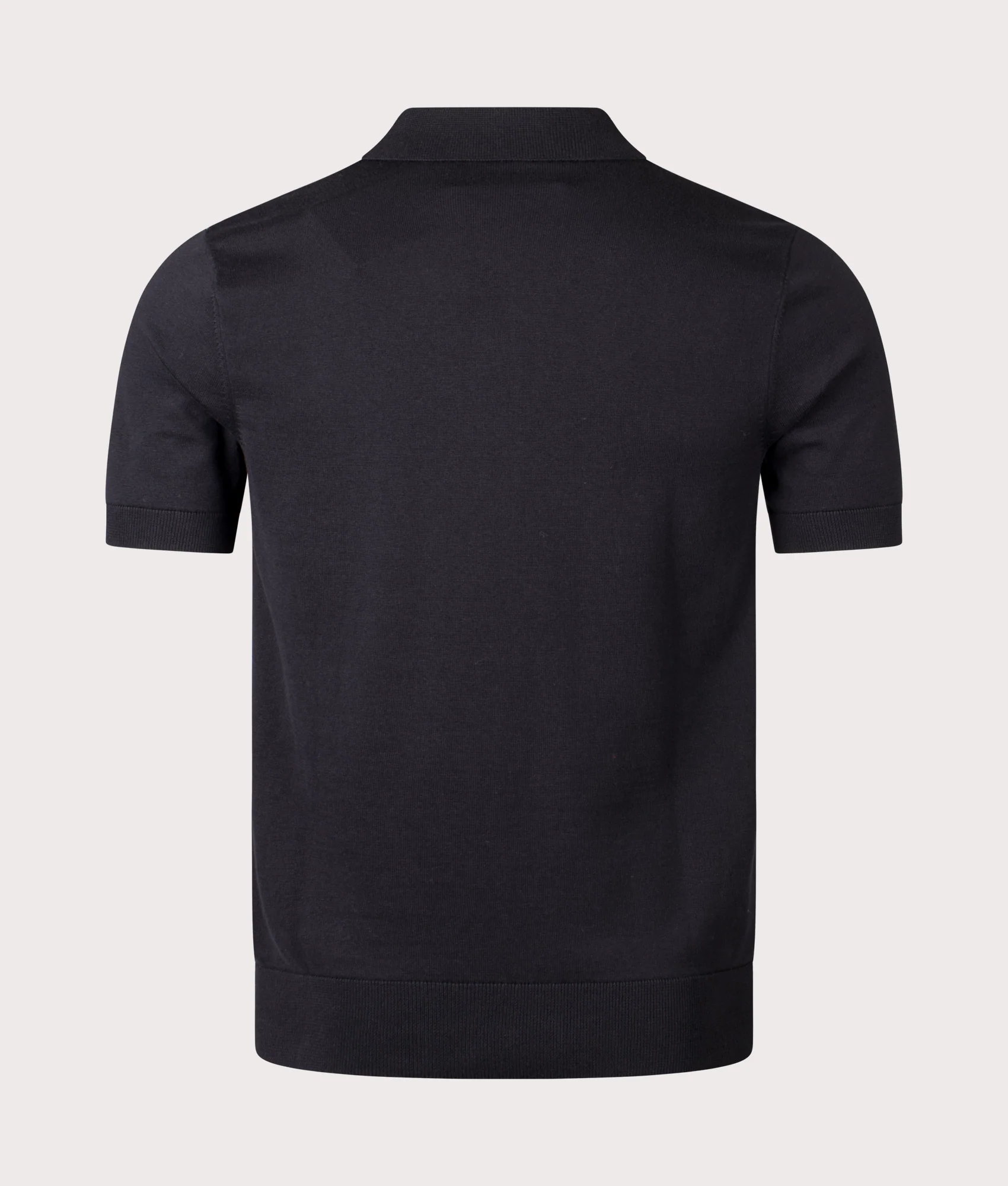 Regular Fit Argyle Knitted Polo Shirt - Image 4
