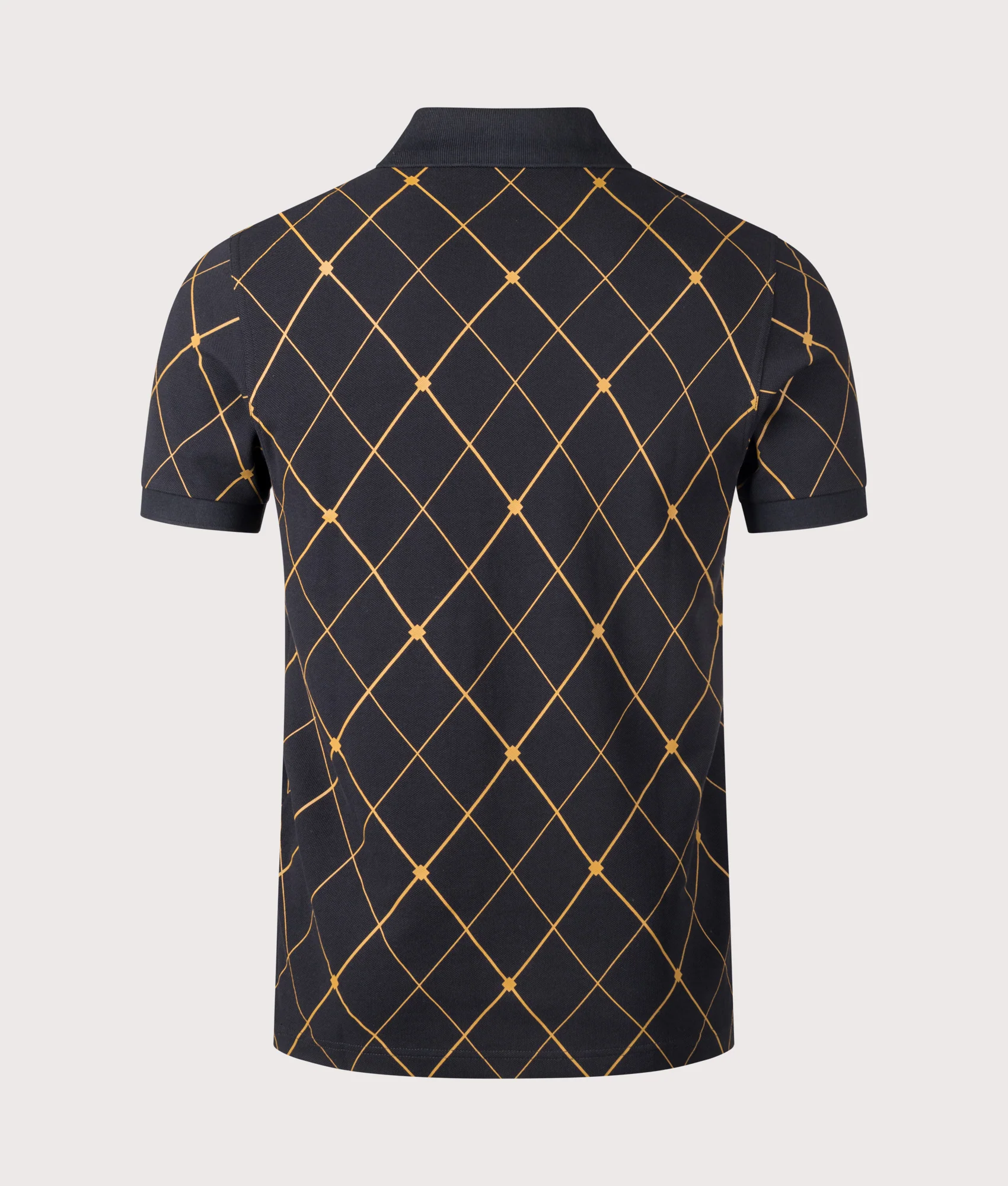 Regular Fit Argyle Print Fred Perry Shirt - Image 4