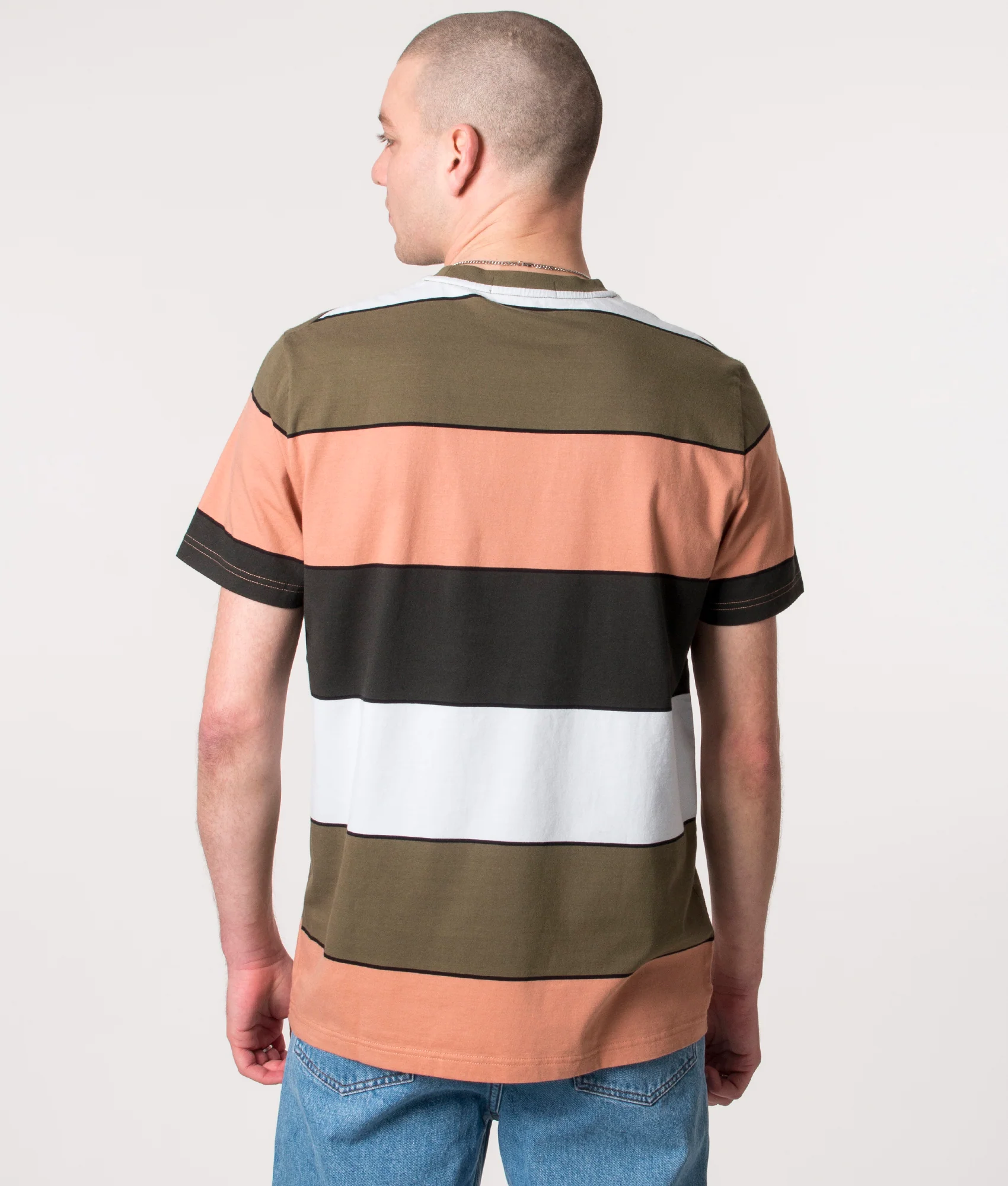 Regular Fit Bold Stripe T-Shirt - Image 4