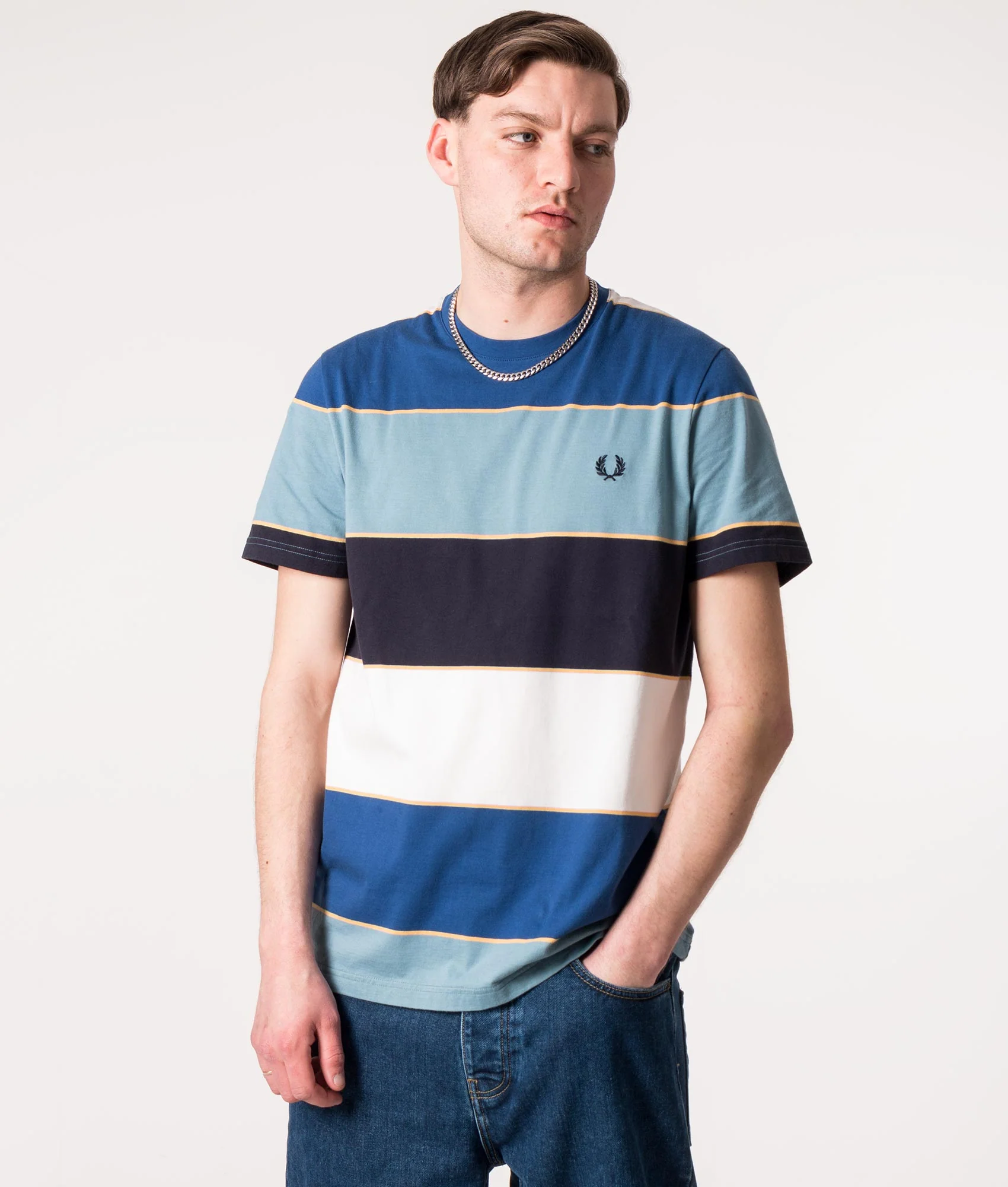 Regular Fit Bold Stripe T-Shirt