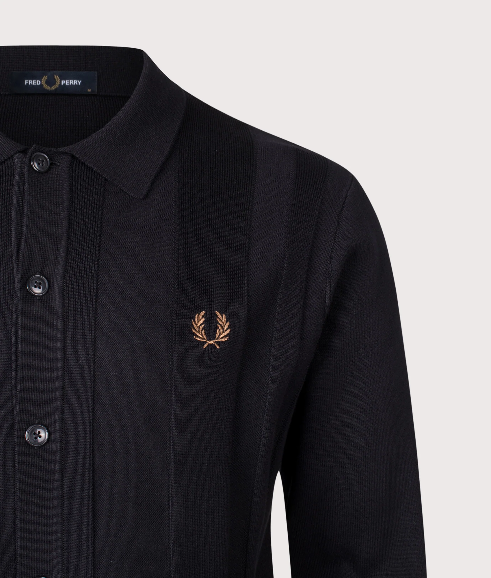 Regular Fit Button Through Knitted Shirt - Image 2
