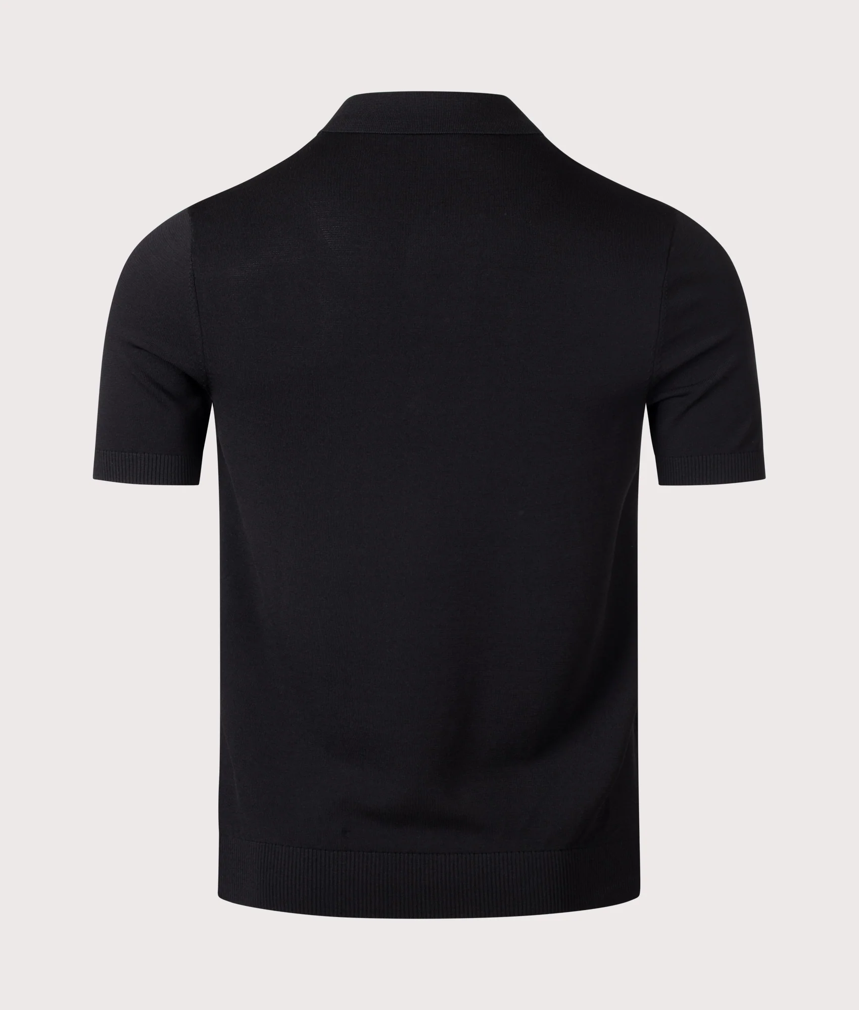 Cable Knitted Polo Shirt - Image 3