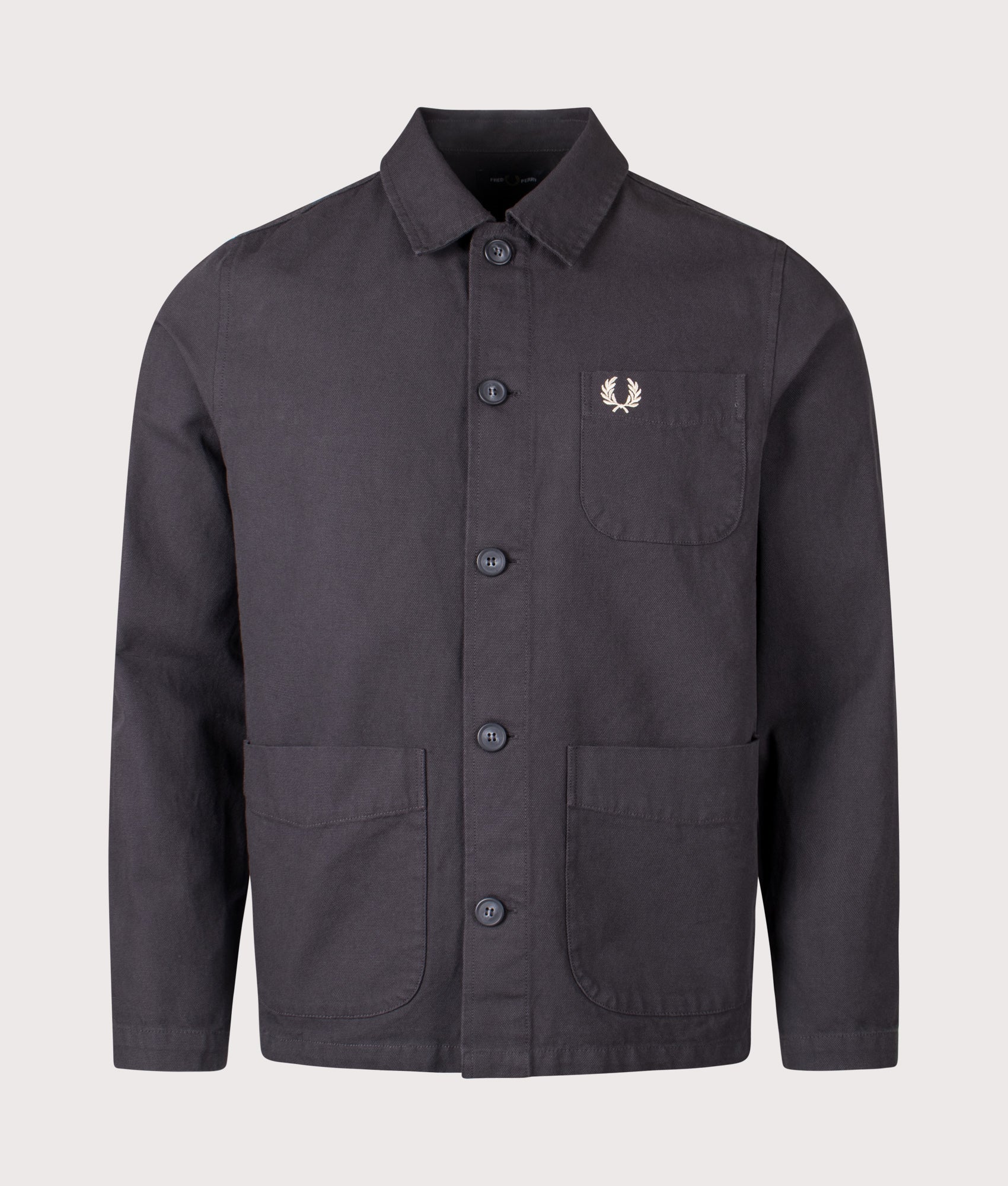 Regular Fit Canvas Overshirt