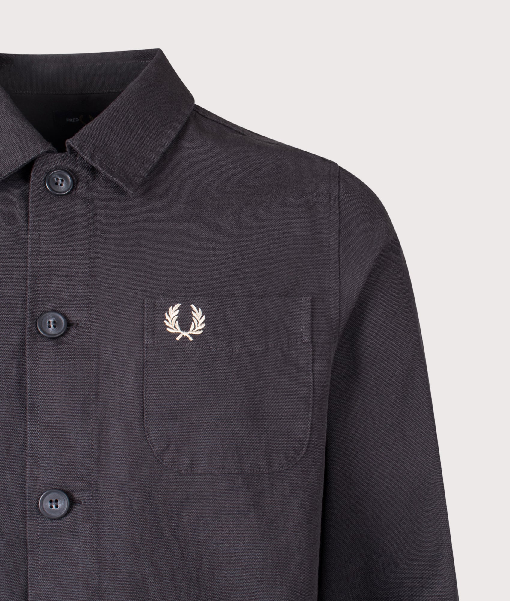 Regular Fit Canvas Overshirt - Image 2