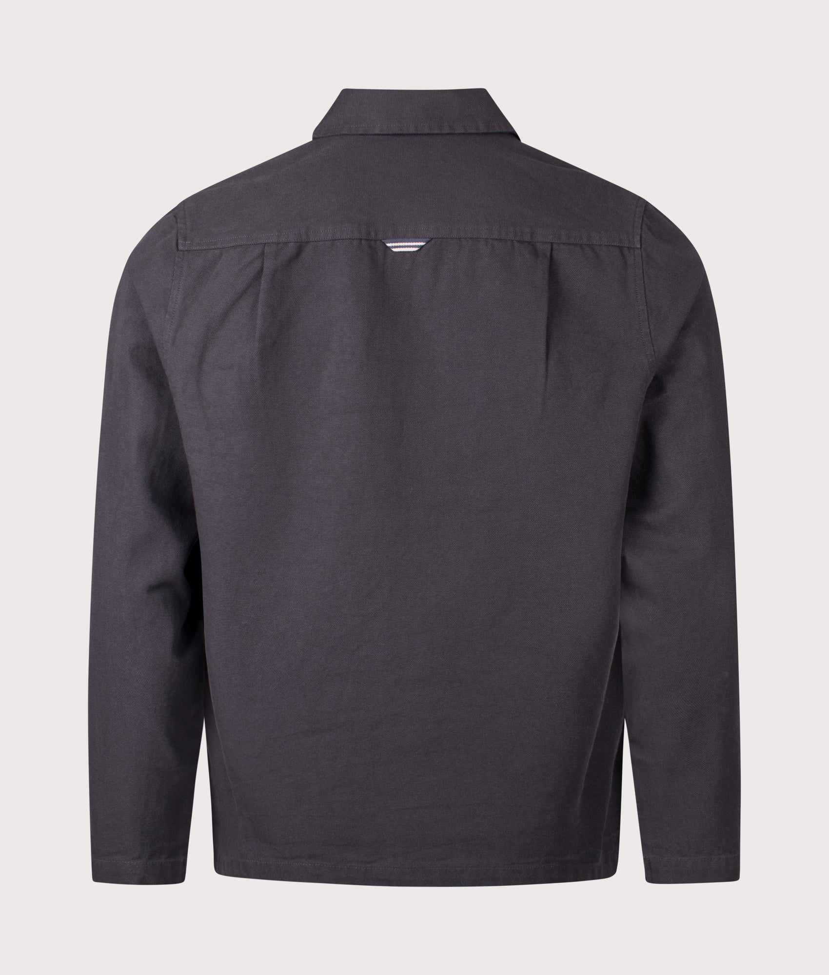 Regular Fit Canvas Overshirt - Image 3