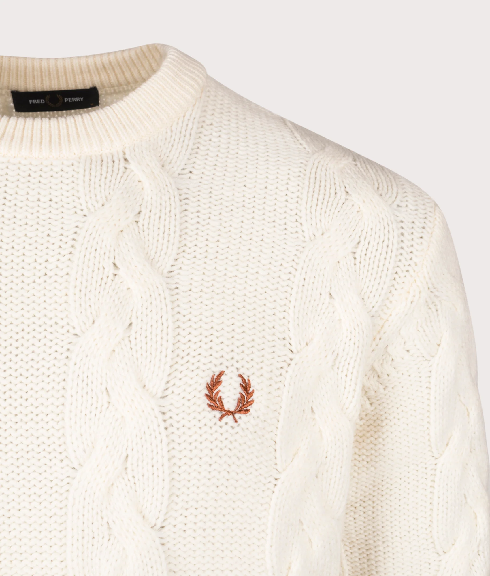 Regular Fit Chunky Cable Knit Jumper - Image 2