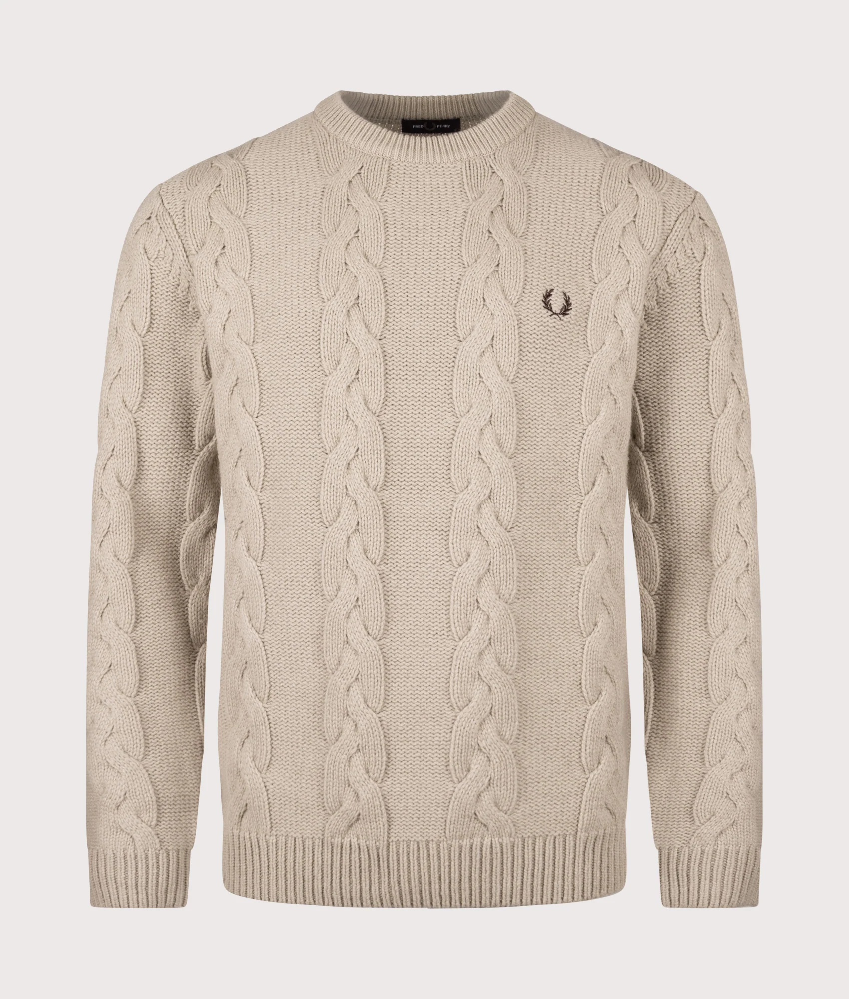 Relaxed Fit Chunky Cable Knit Jumper