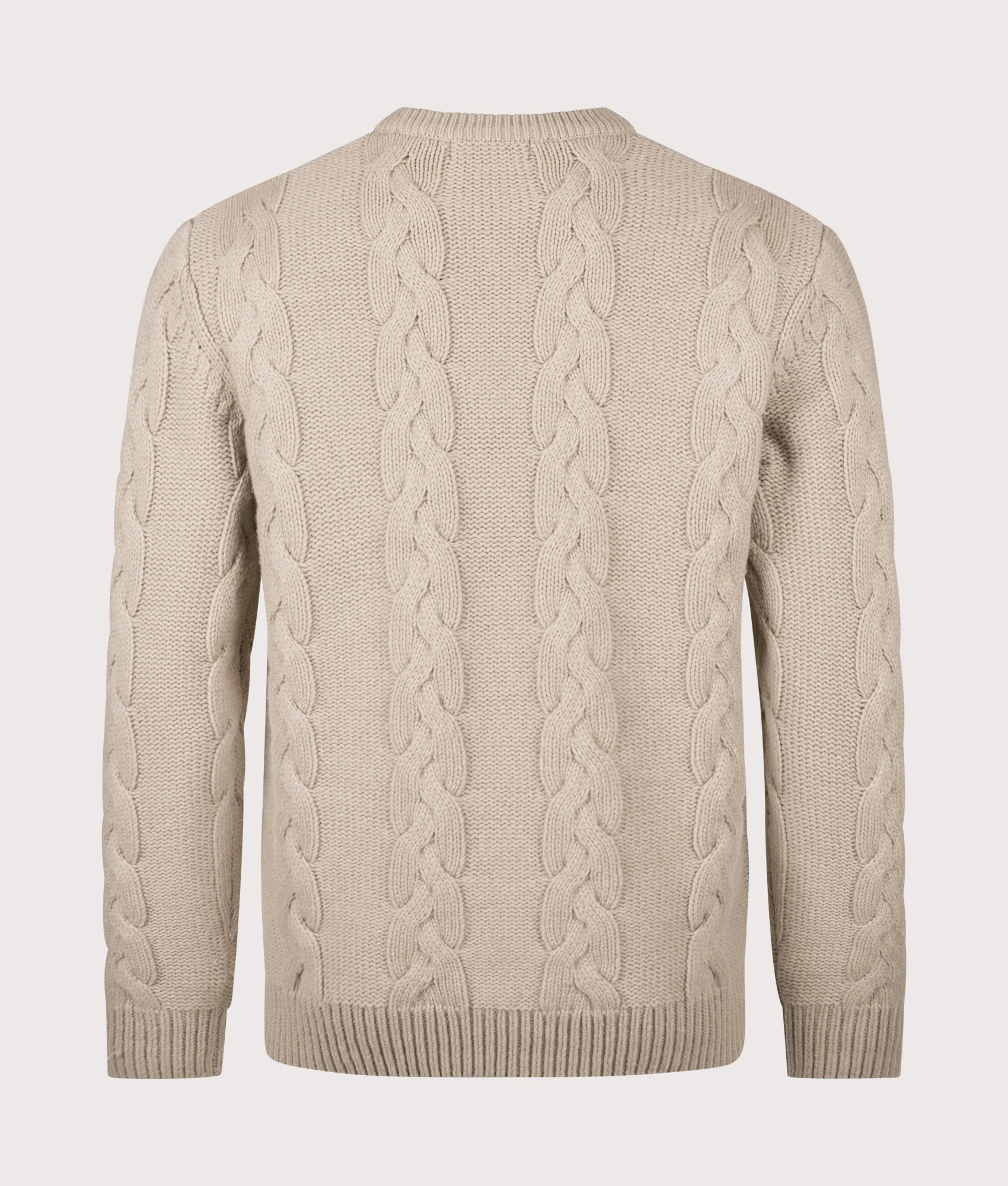 Relaxed Fit Chunky Cable Knit Jumper - Image 3