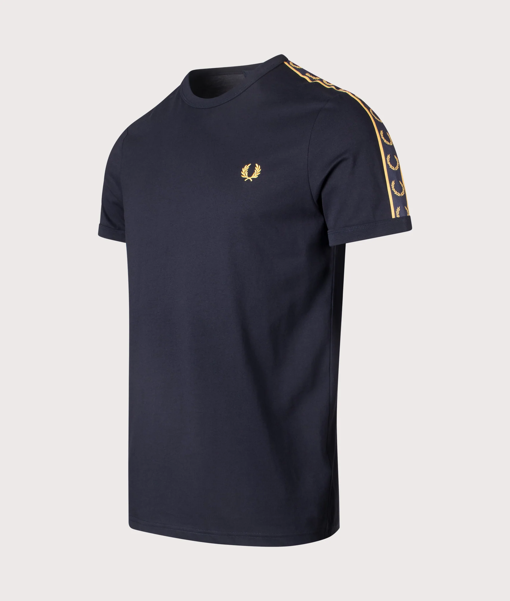 Regular Fit Contrast Tape Ringer T-Shirt