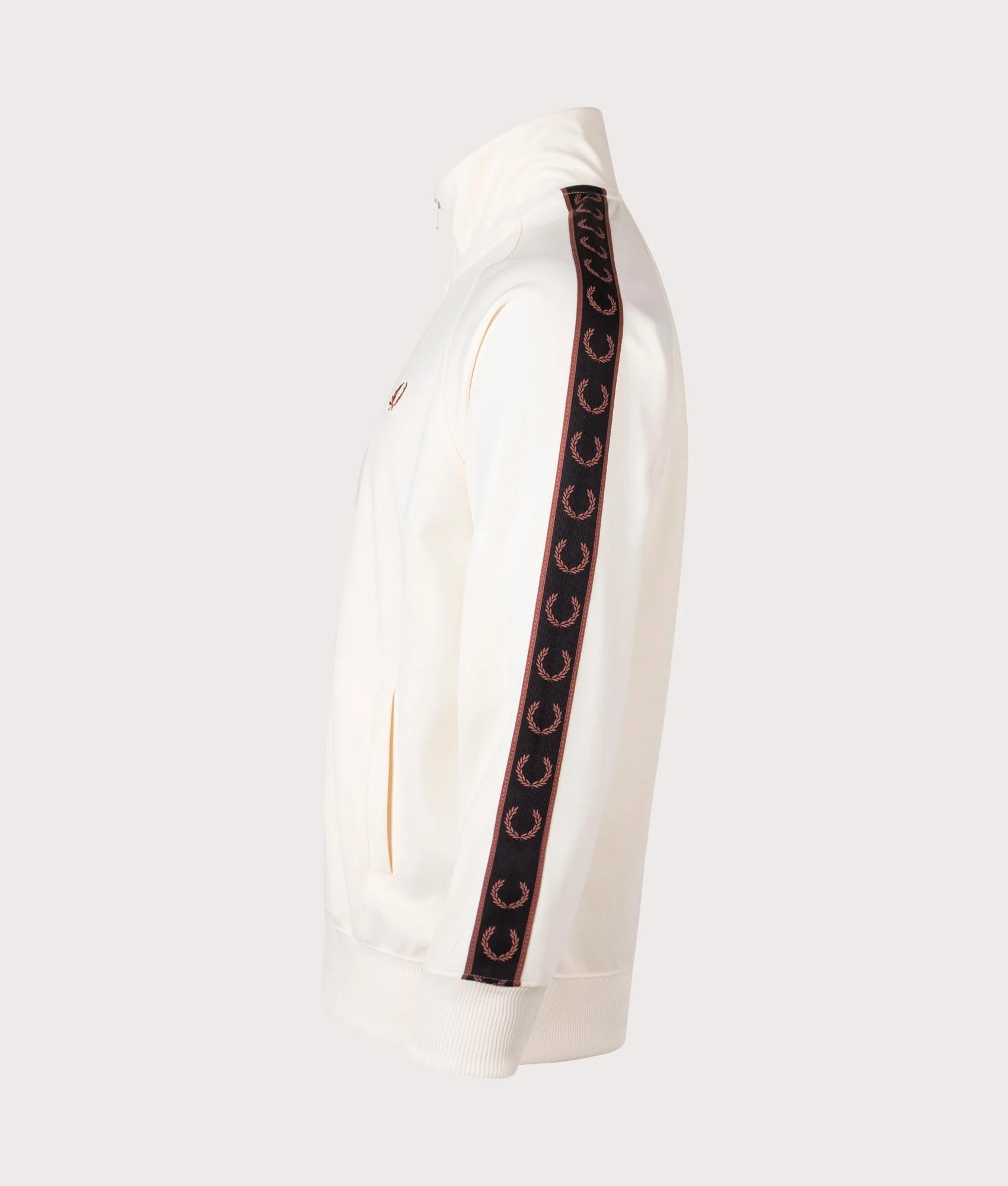 Regular Fit Contrast Tape Track Top - Image 4