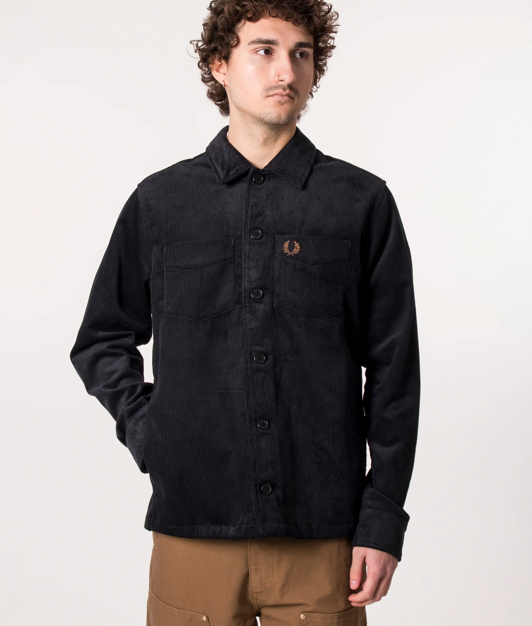 Relaxed Fit Corduroy Overshirt