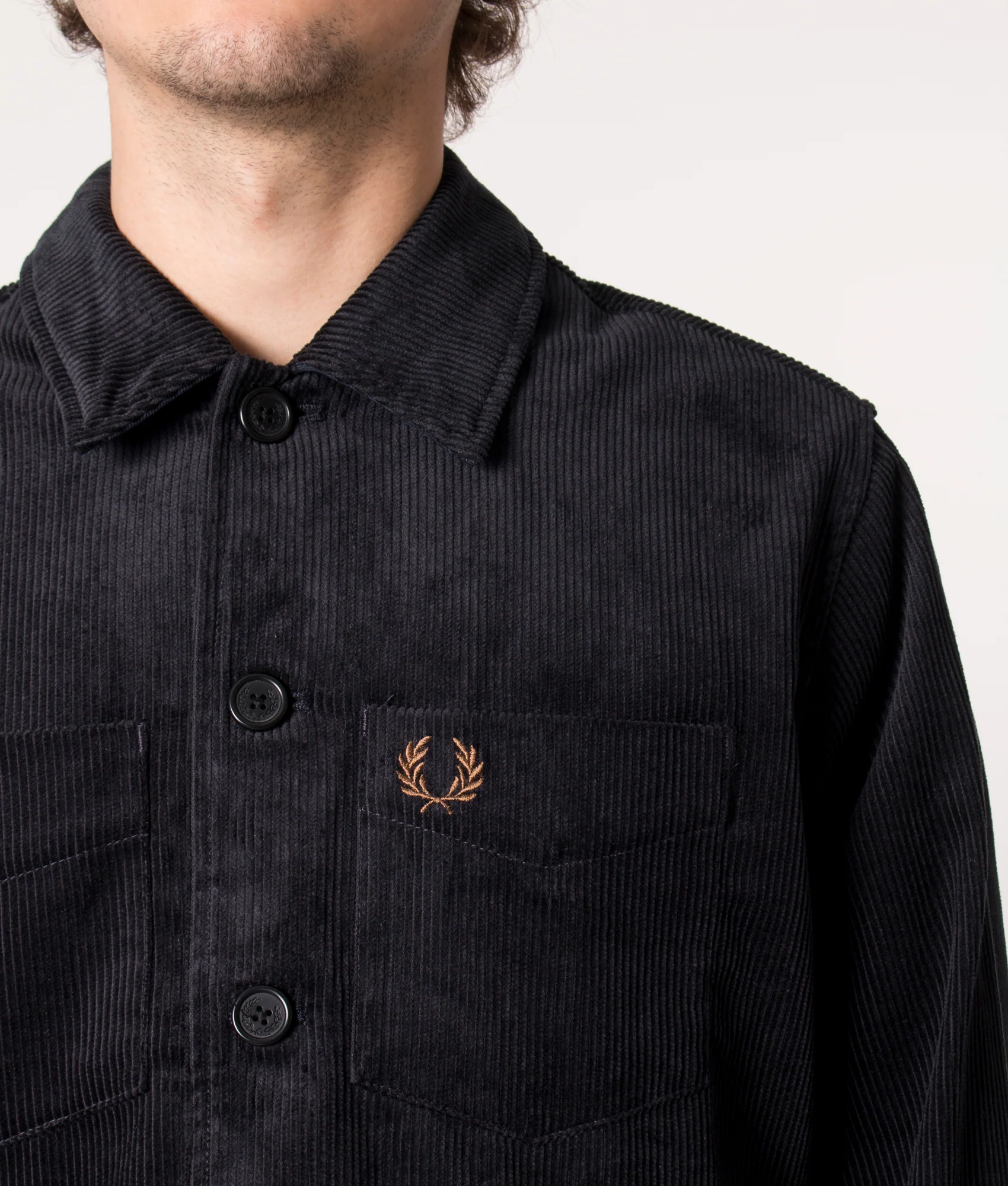 Relaxed Fit Corduroy Overshirt - Image 3