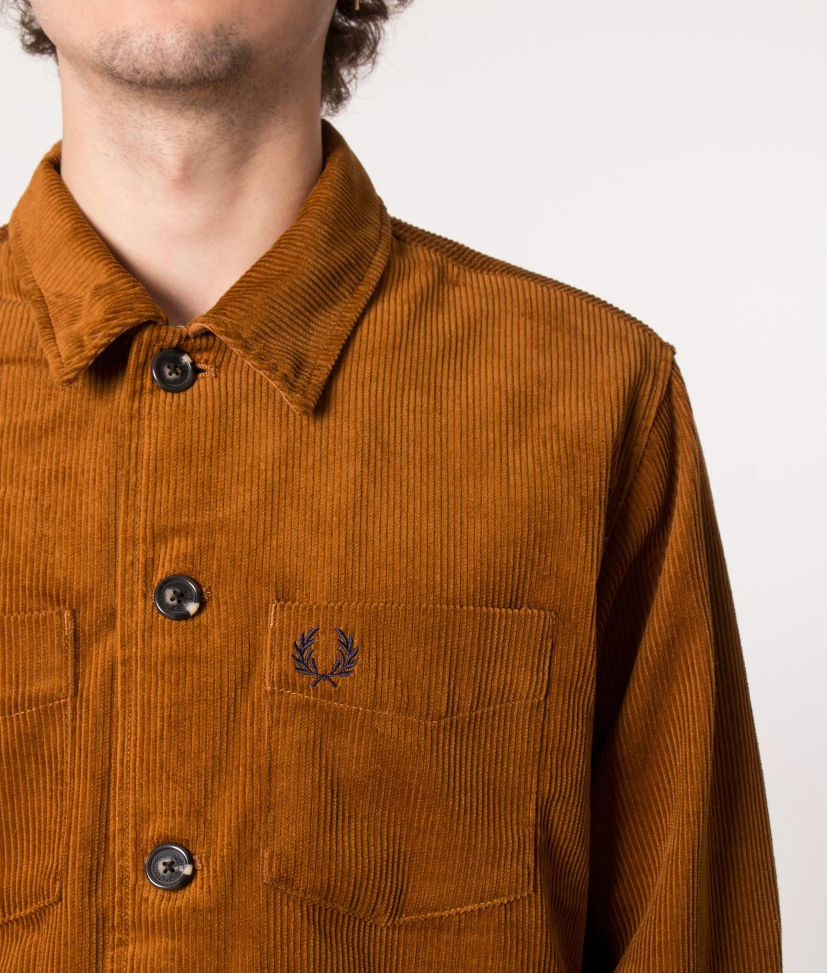Relaxed Fit Corduroy Overshirt - Image 2
