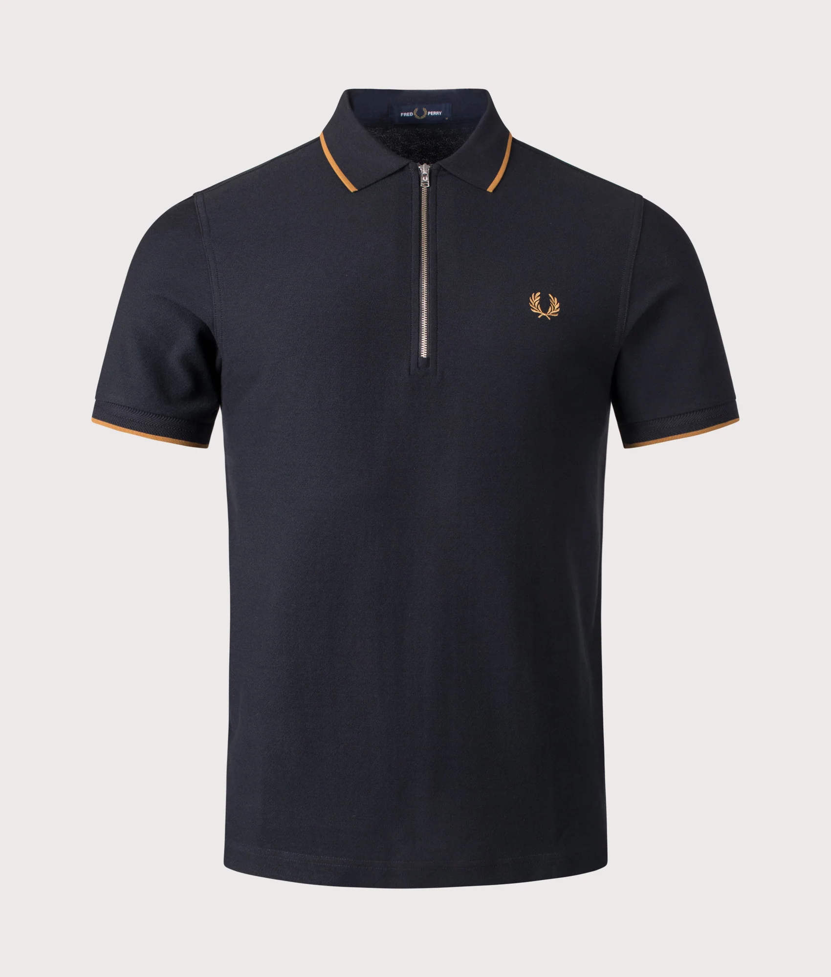Regular Fit Crepe Piqué Polo Shirt