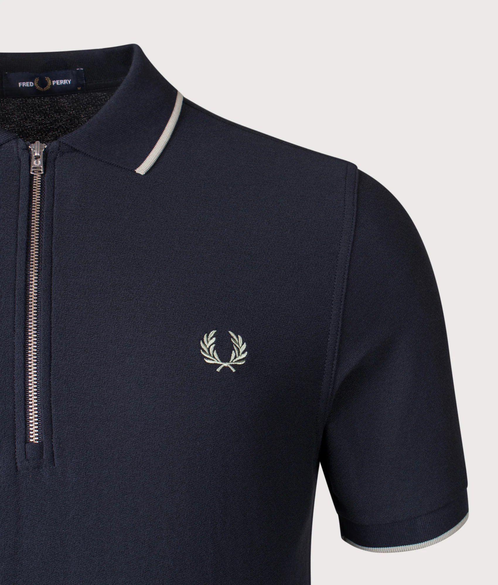 Regular Fit Crepe Piqué Polo Shirt - Image 2