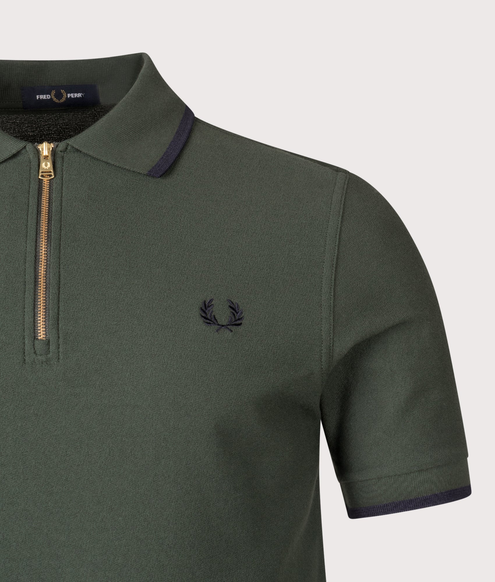 Regular Fit Crepe Piqué Polo Shirt - Image 2
