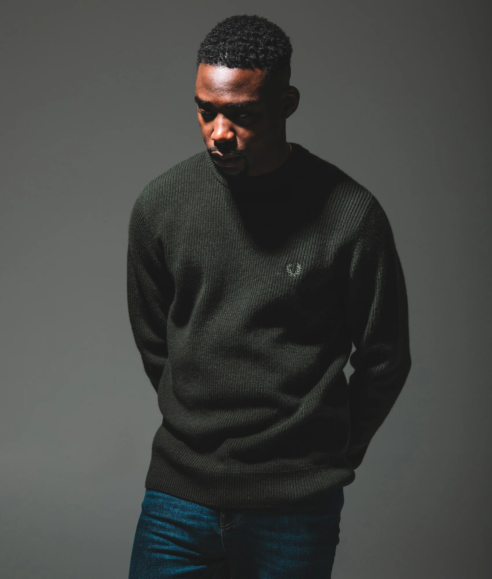 Regular Fit Lambswool Jumper - Image 2