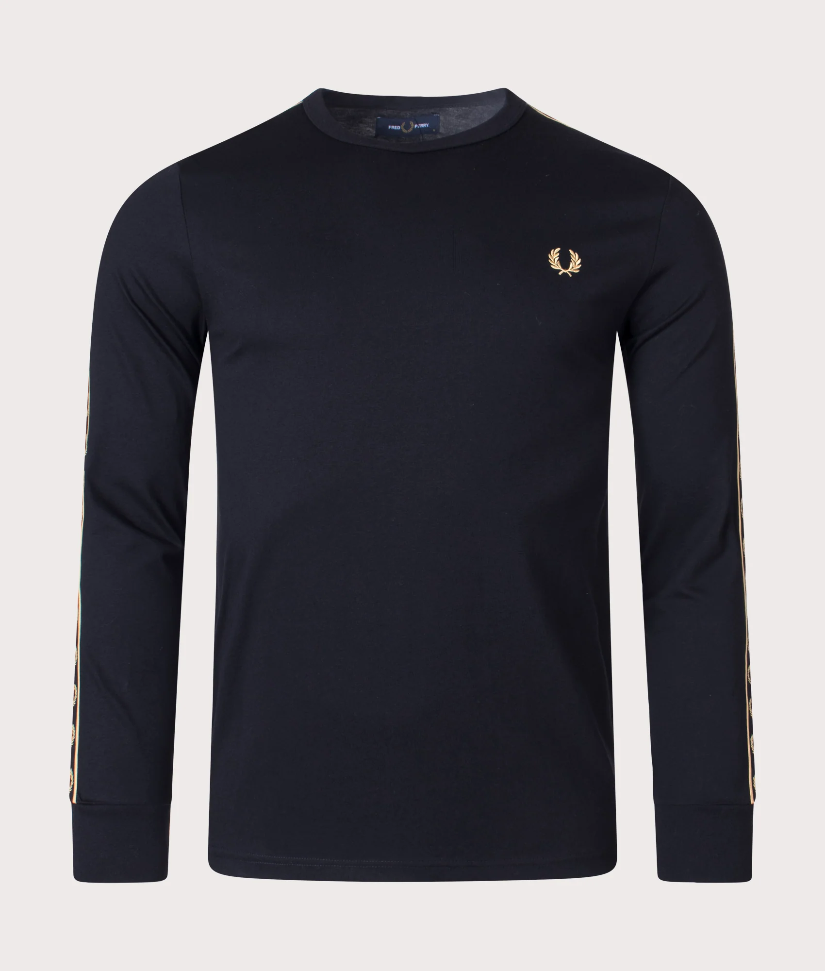 Regular Fit Long Sleeve Laurel Taped T-Shirt
