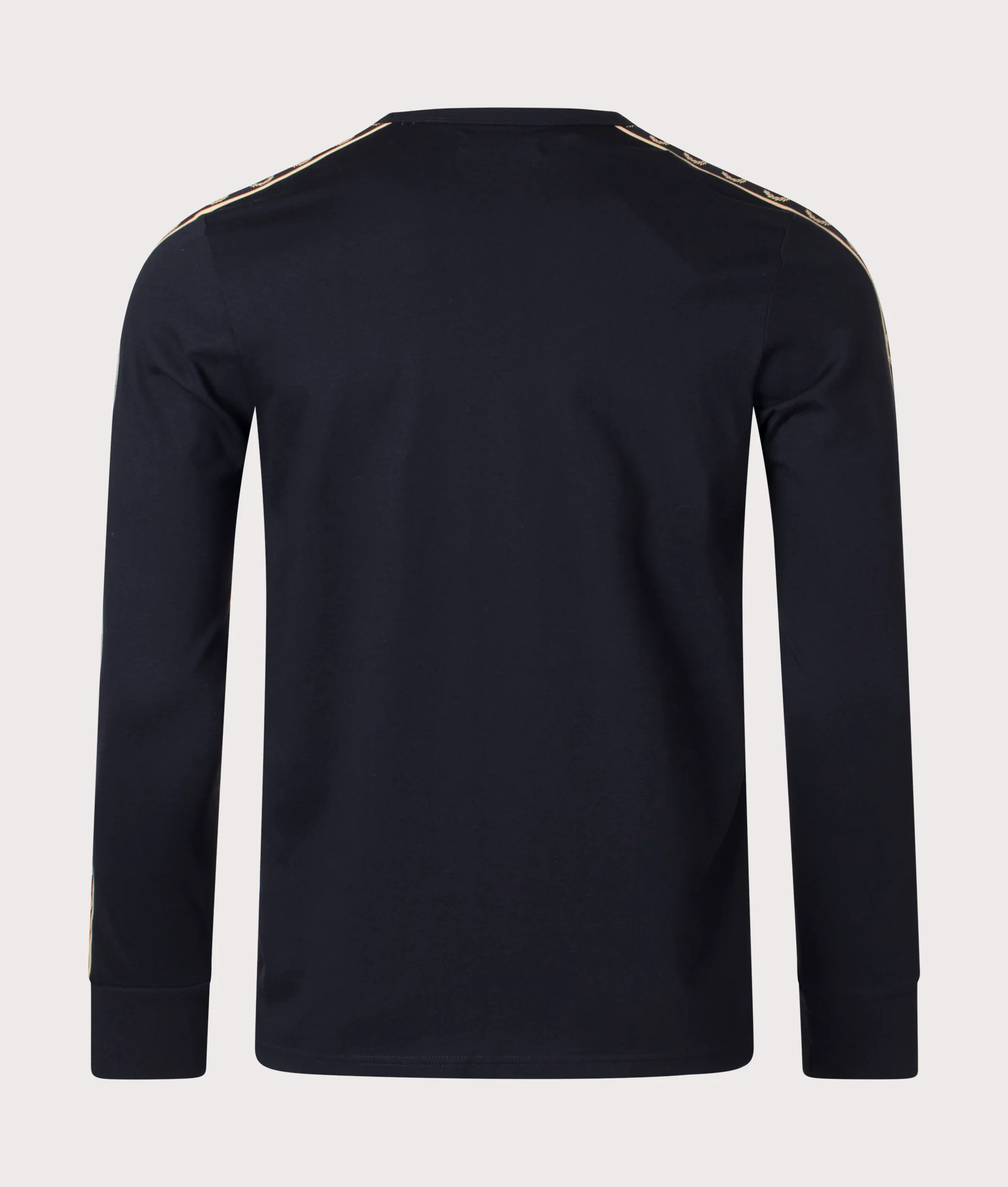 Regular Fit Long Sleeve Laurel Taped T-Shirt - Image 5
