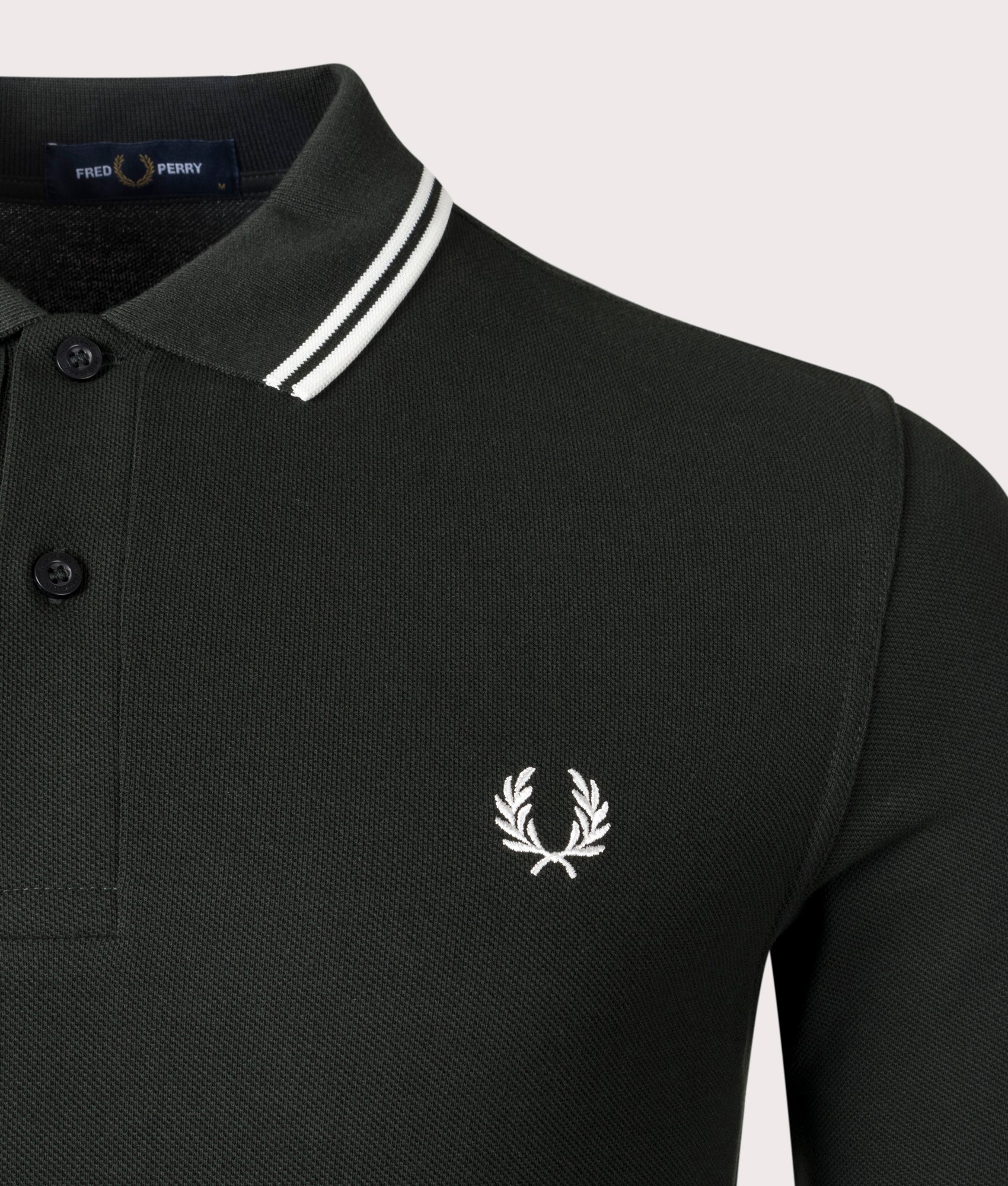 Regular Fit Long Sleeve Twin Tipped Polo Shirt - Image 2