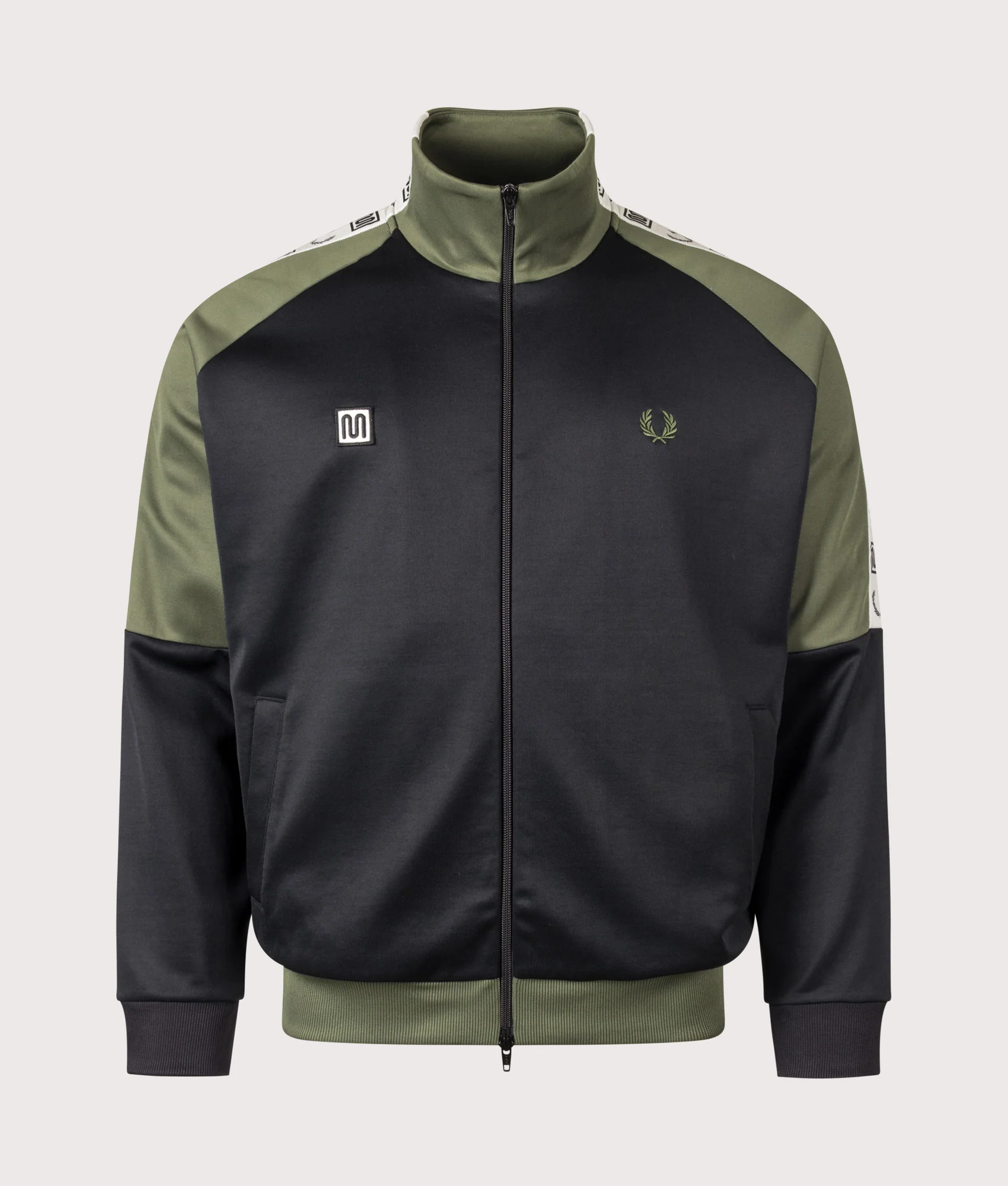 Oversized Fit Meyba Taped Raglan Track Jacket - Image 5