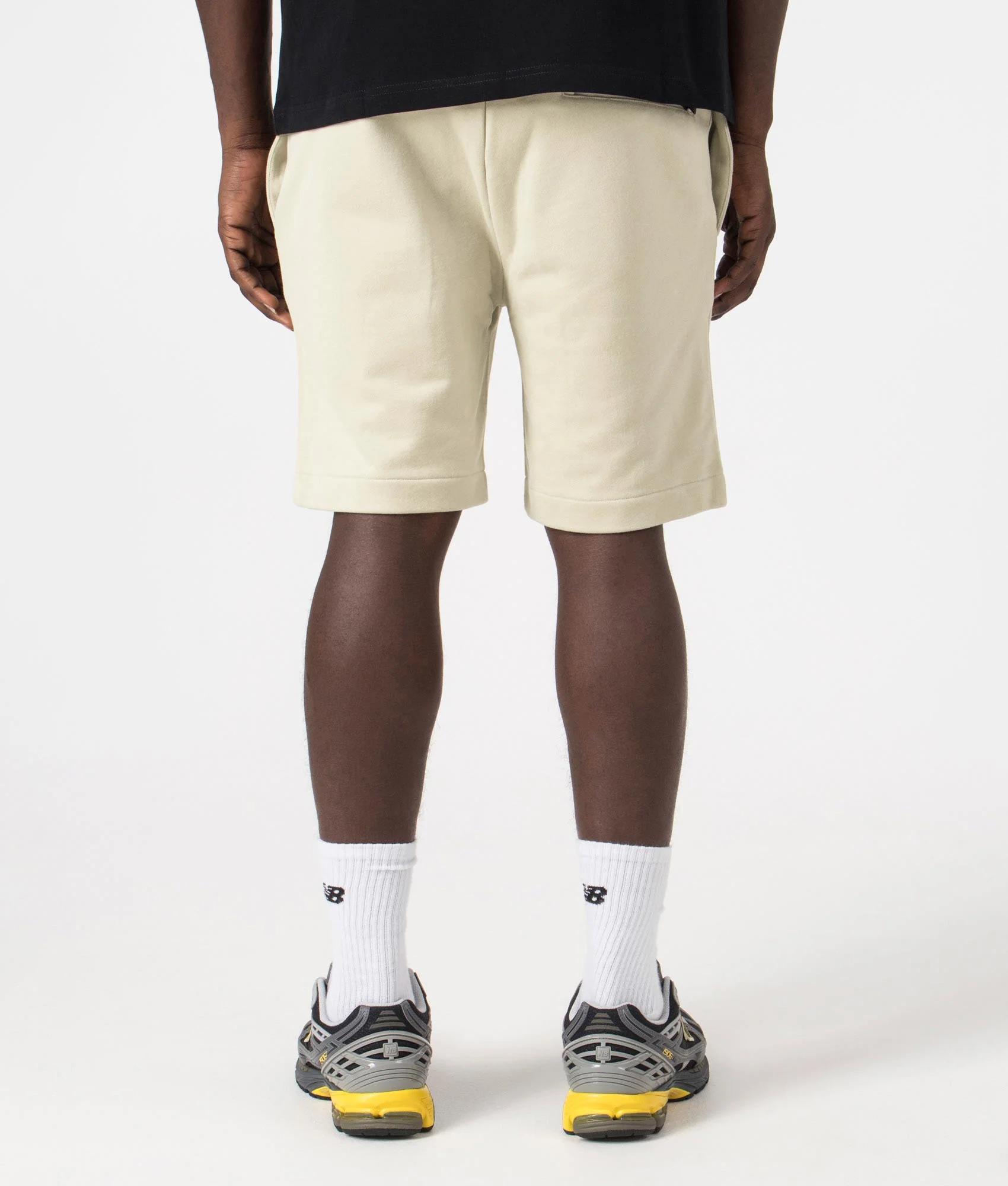 Regular Fit Peached Sweat Shorts - Image 4