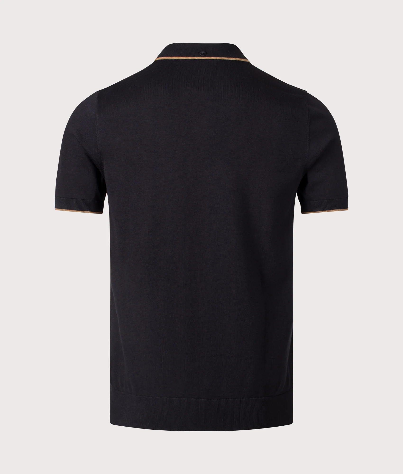 Regular Fit Piqué Stitch Knitted Polo Shirt - Image 3