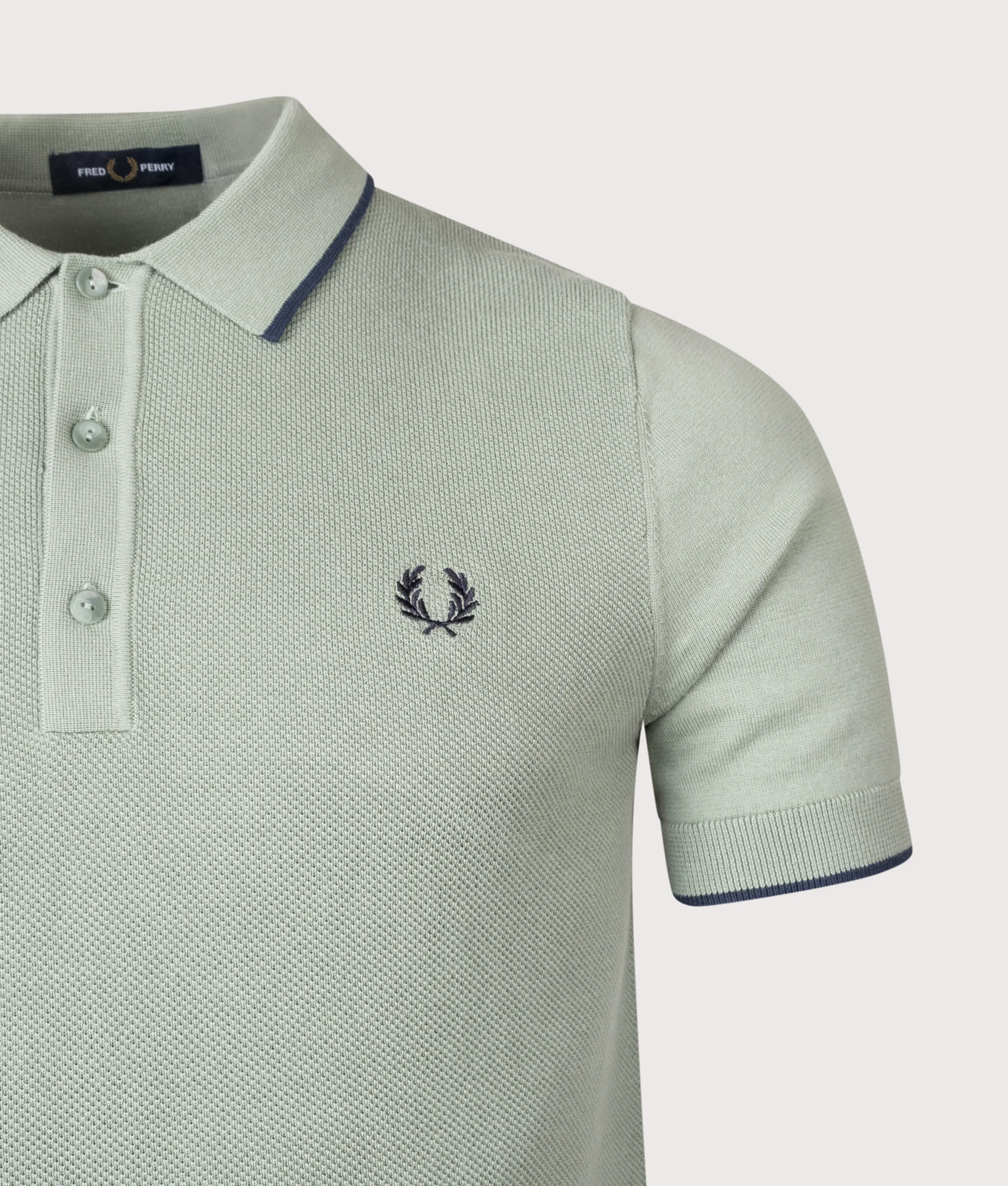 Regular Fit Piqué Stitch Knitted Polo Shirt - Image 2