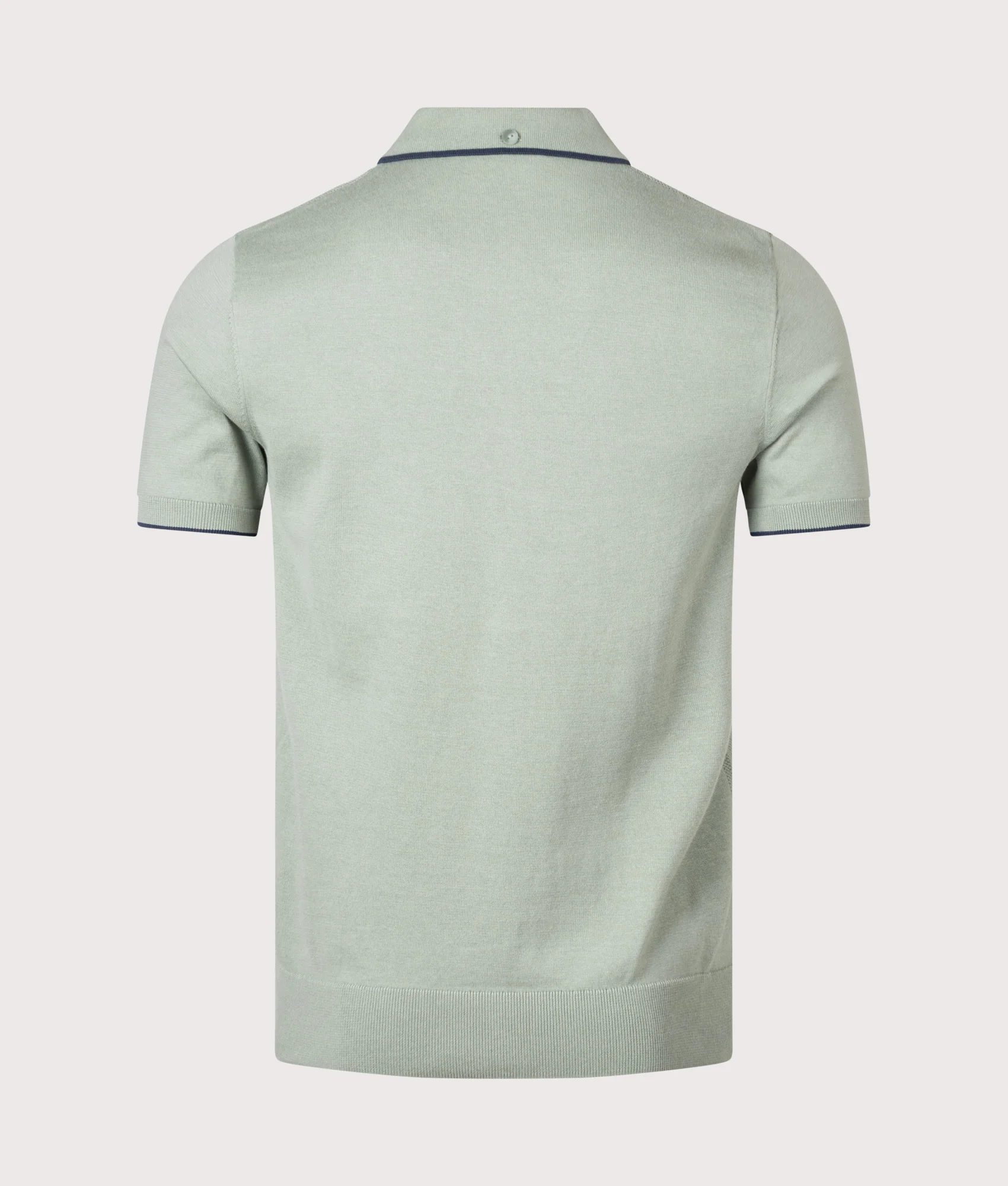 Regular Fit Piqué Stitch Knitted Polo Shirt - Image 3