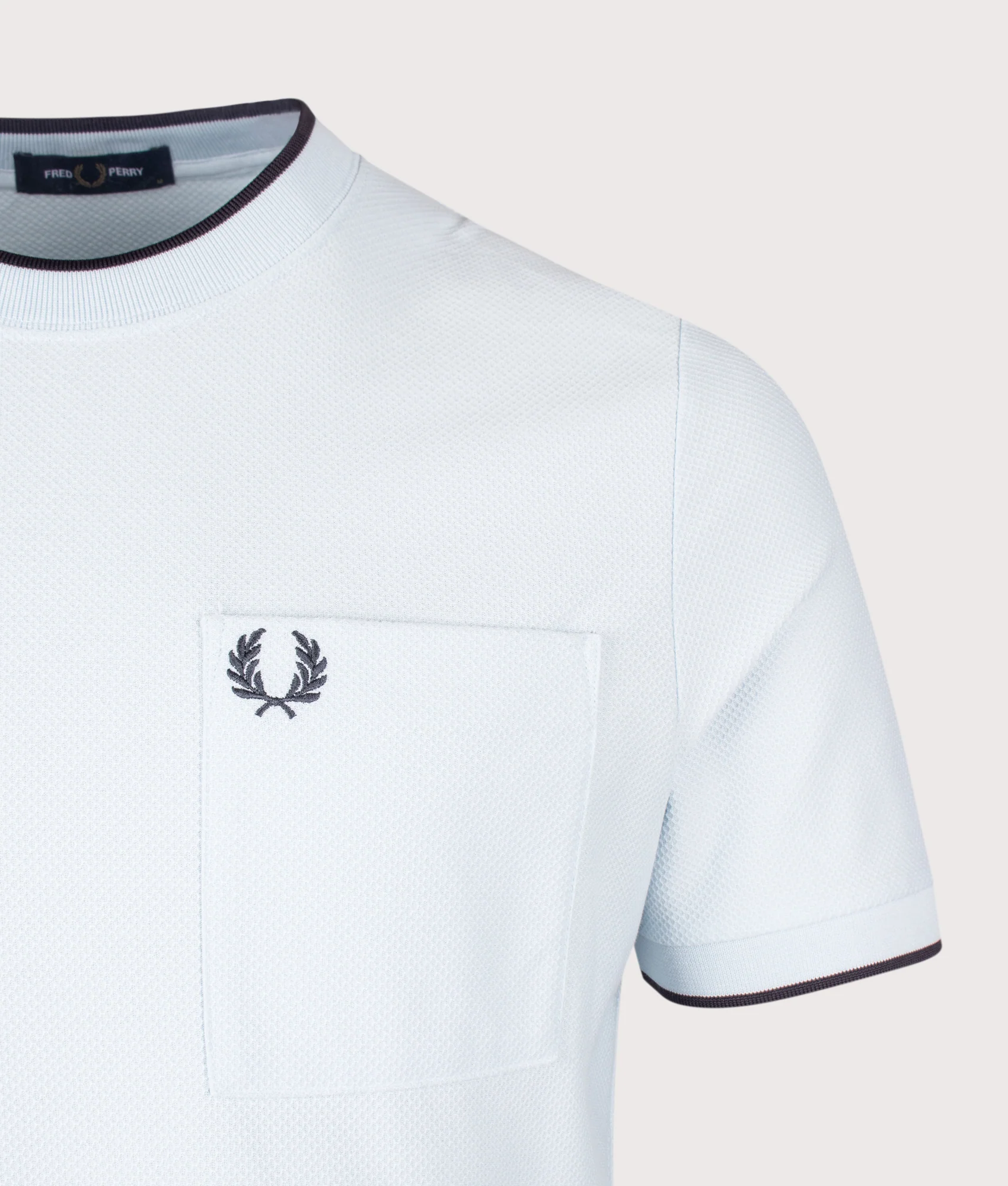 Regular Fit Pocket Detail Piqué T-Shirt - Image 2