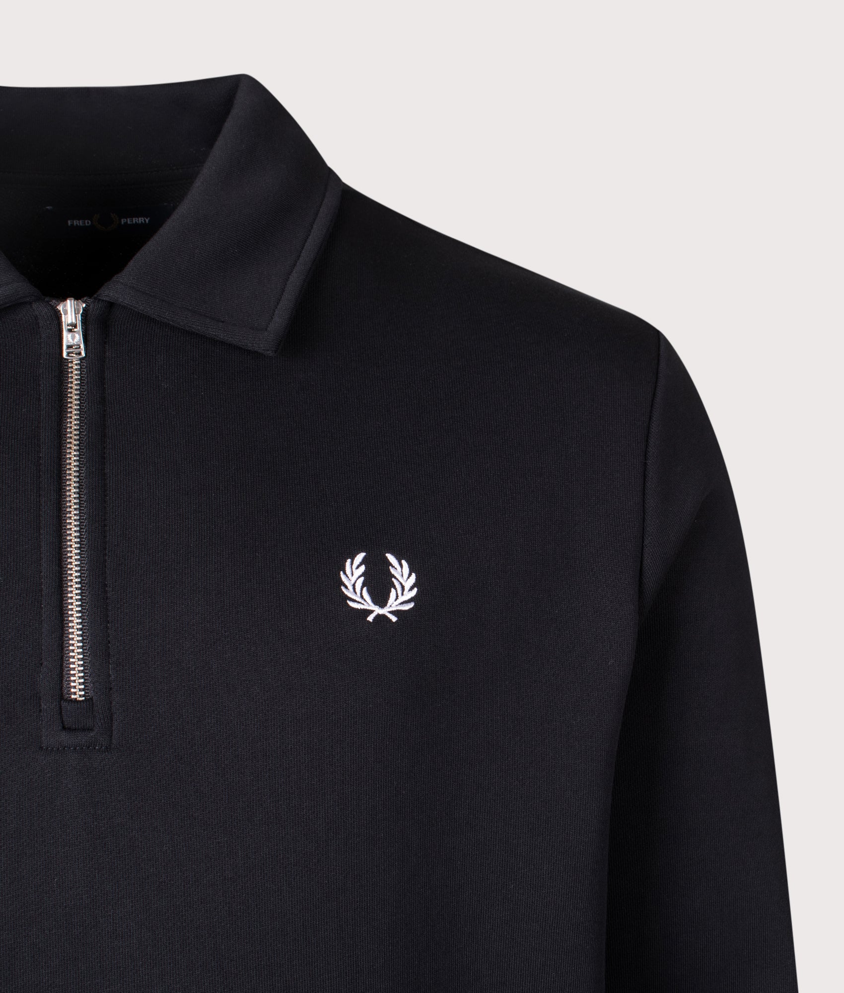 Regular Fit Collared Quarter Zip Sweatshirt - Image 3