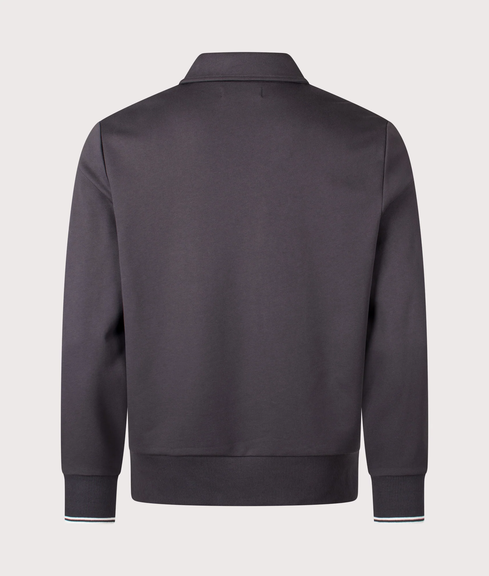 Relaxed Fit Collared Quarter Zip Sweatshirt - Image 3