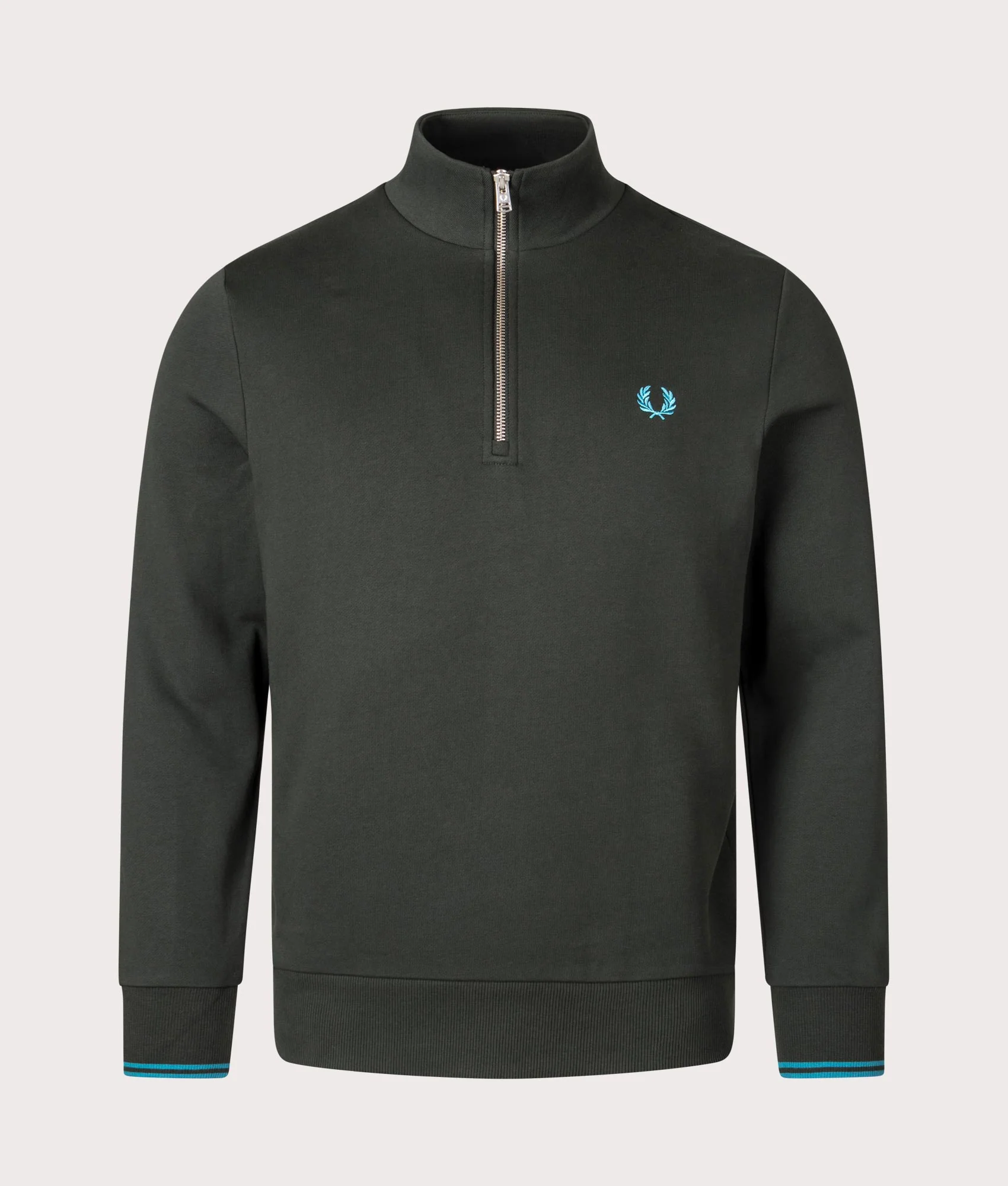 Regular Fit Quarter Zip Sweatshirt