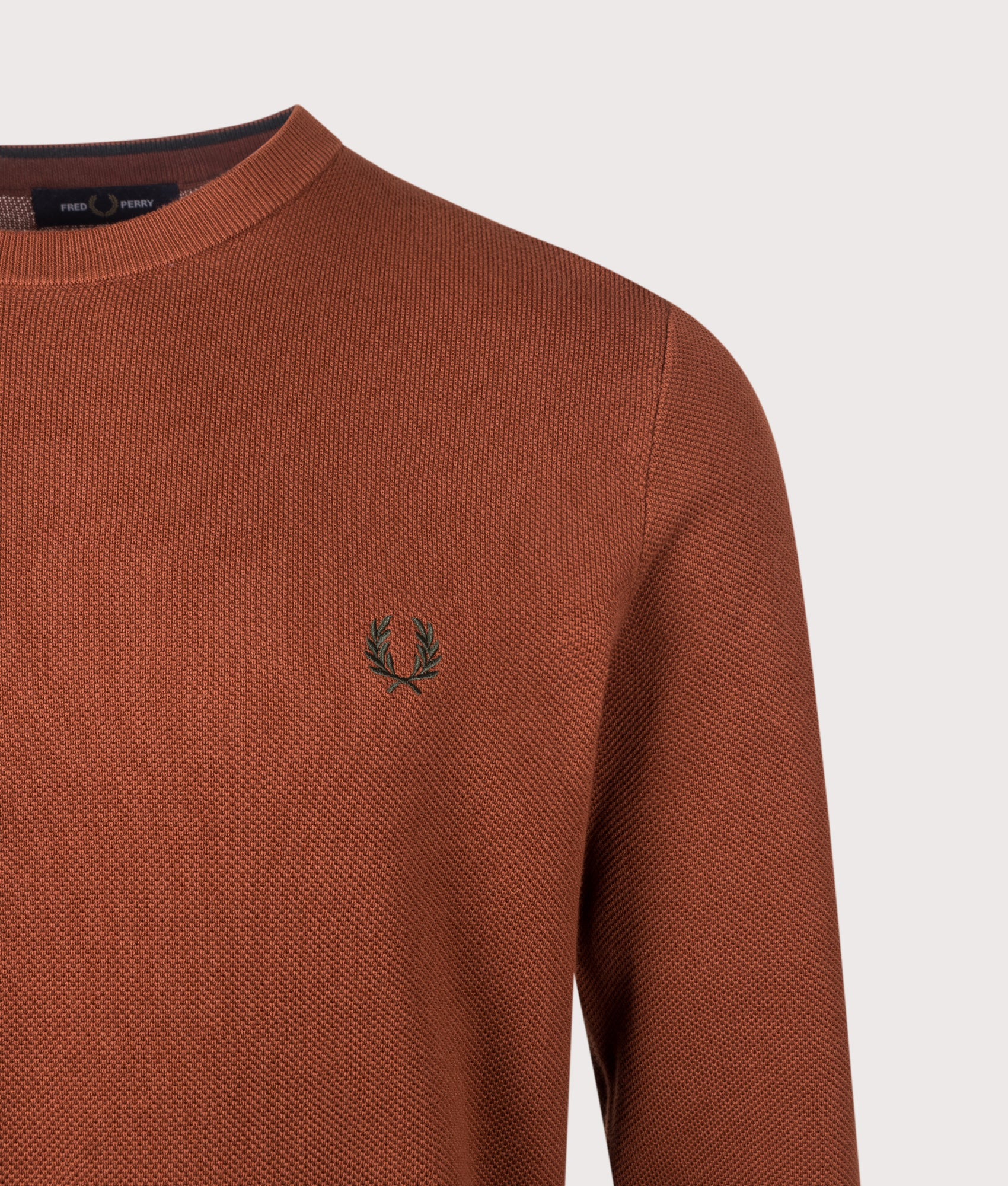 Regular Fit Piqué Stitch Jumper - Image 2