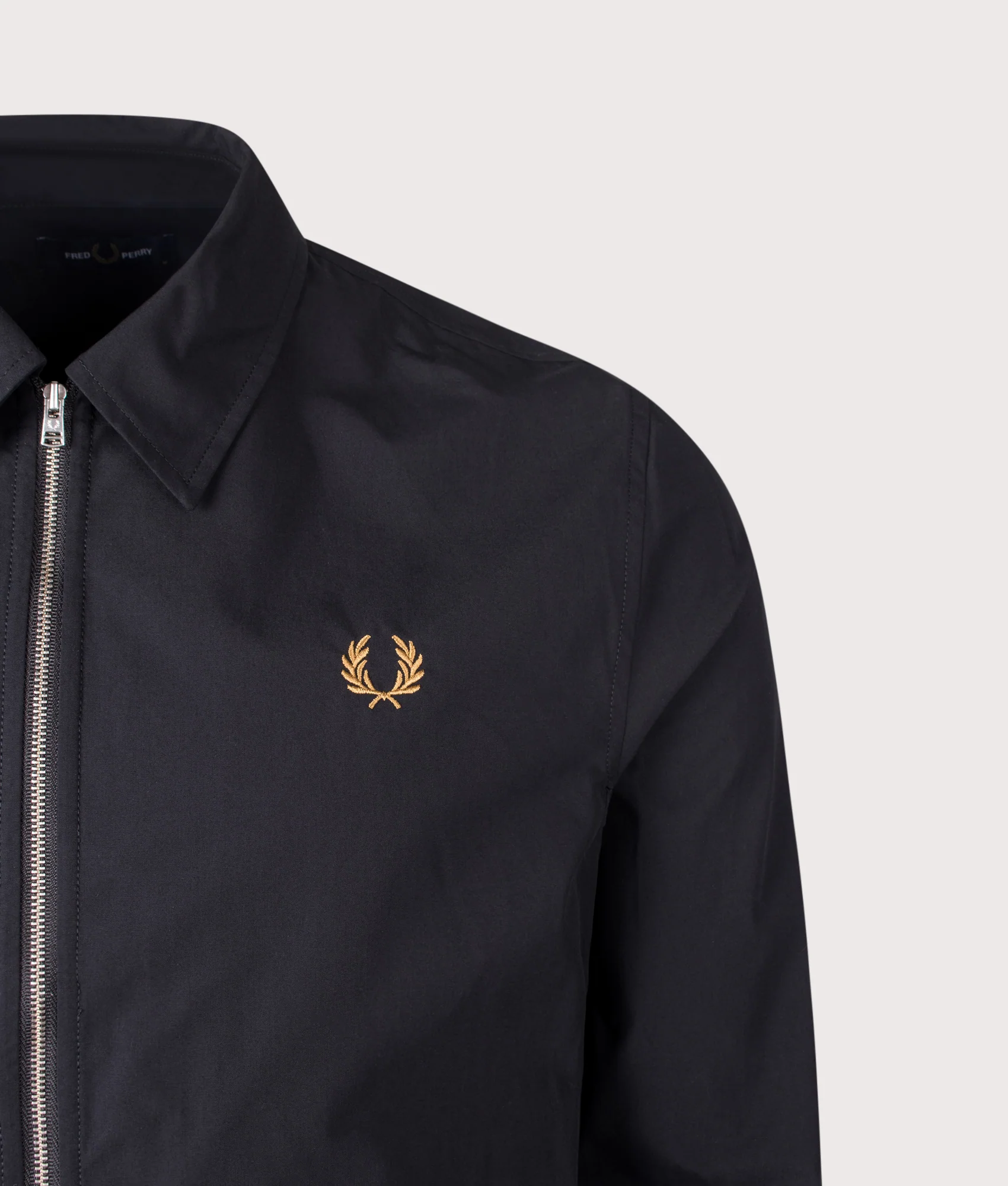Regular Fit Zip Through Poplin Overshirt - Image 2