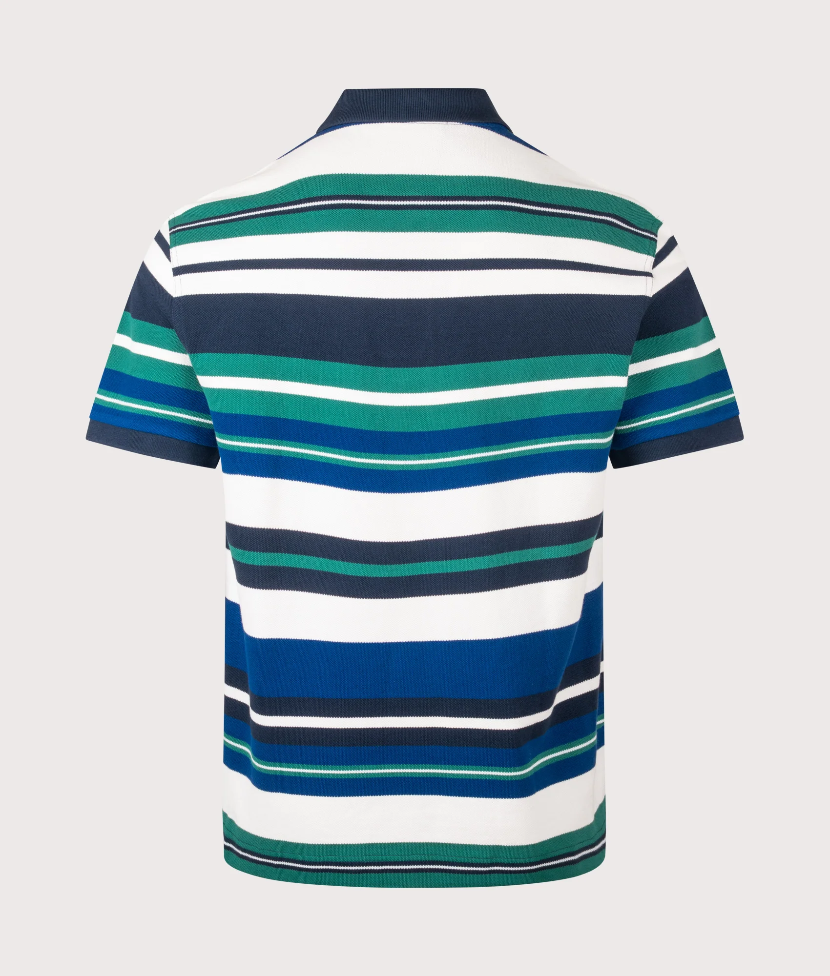 Relaxed Fit Striped Polo Shirt - Image 4