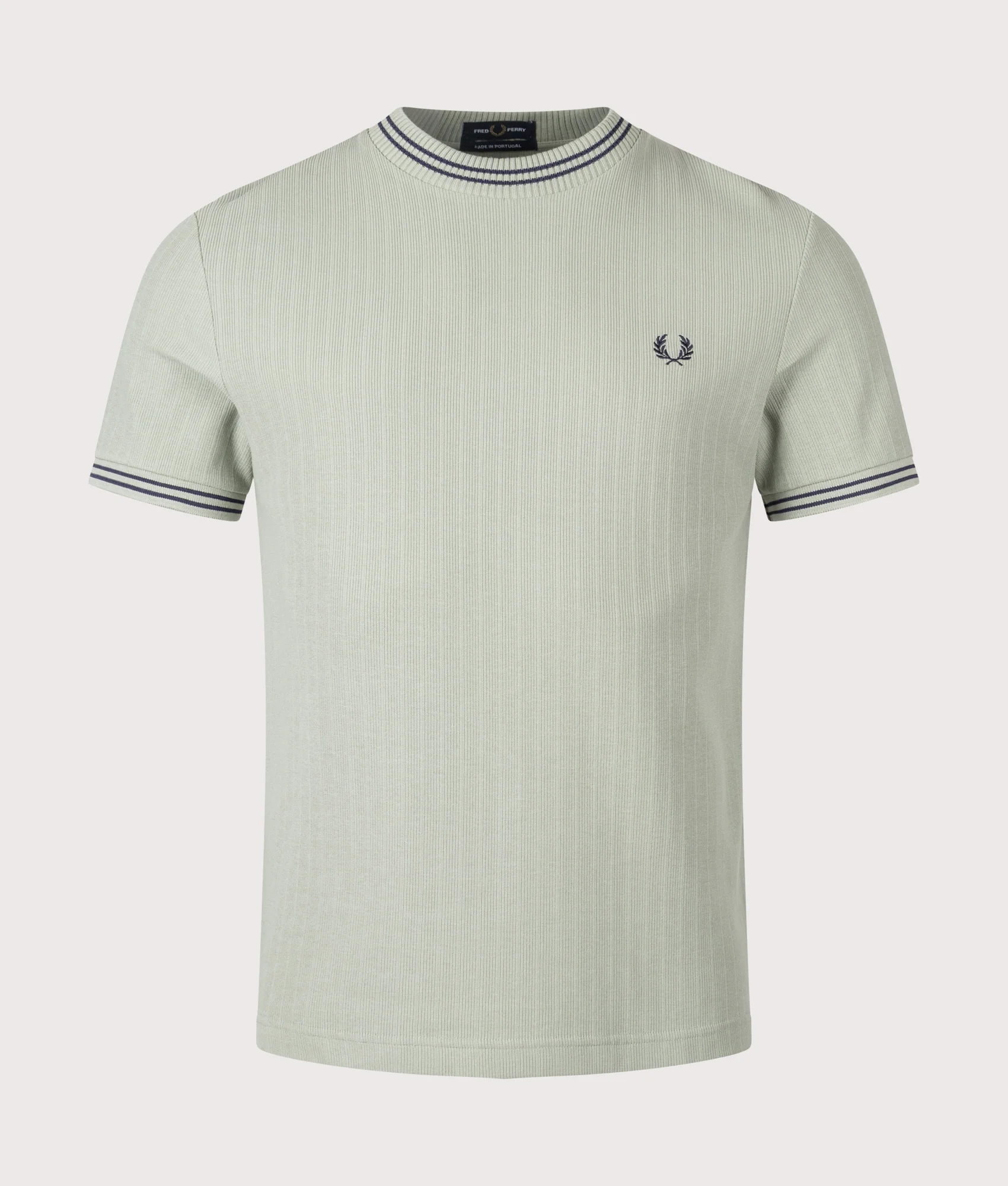 Regular Fit Ribbed Jersey T-Shirt