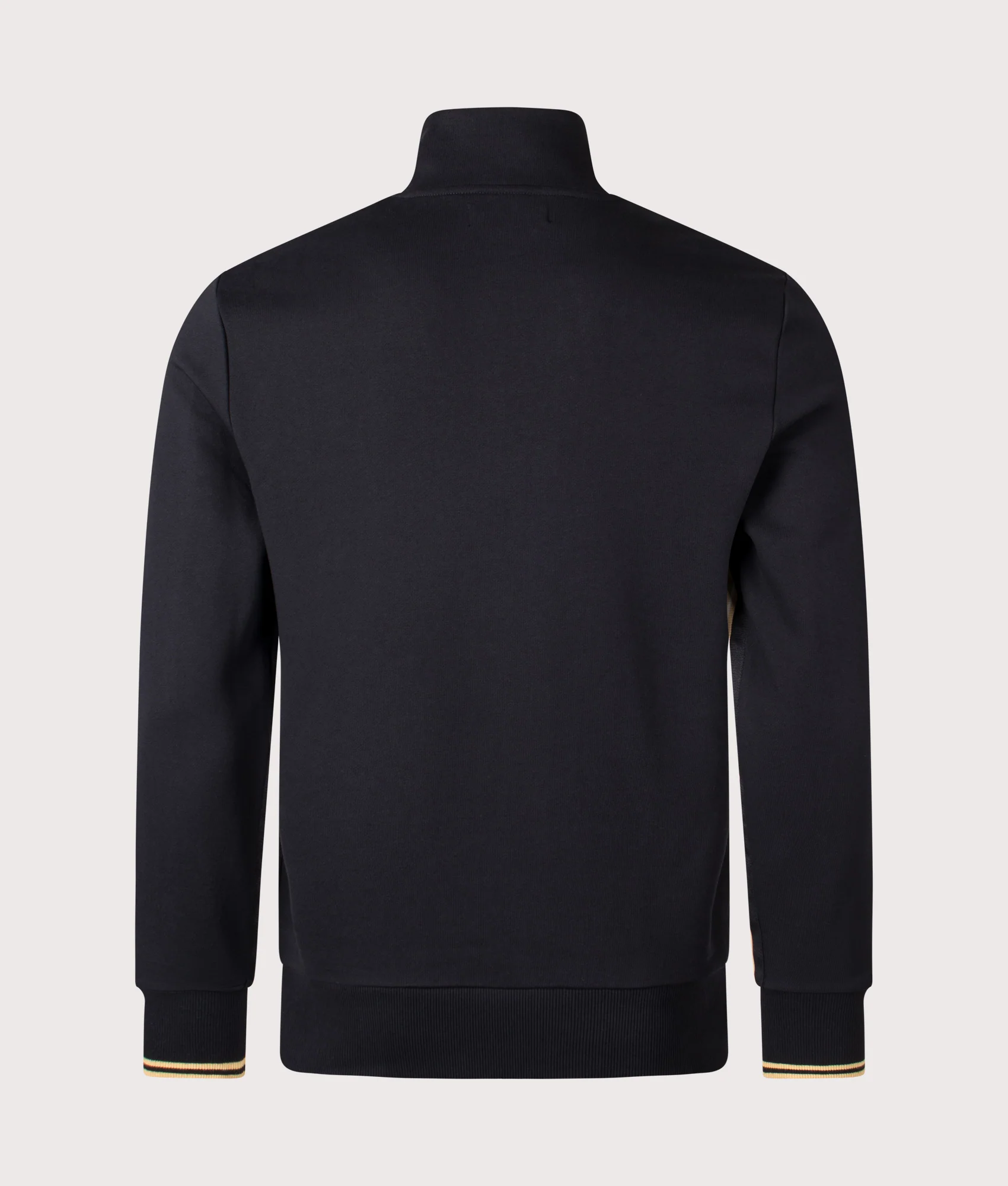 Regular Fit Stripe Tape Quarter Zip Sweatshirt - Image 4