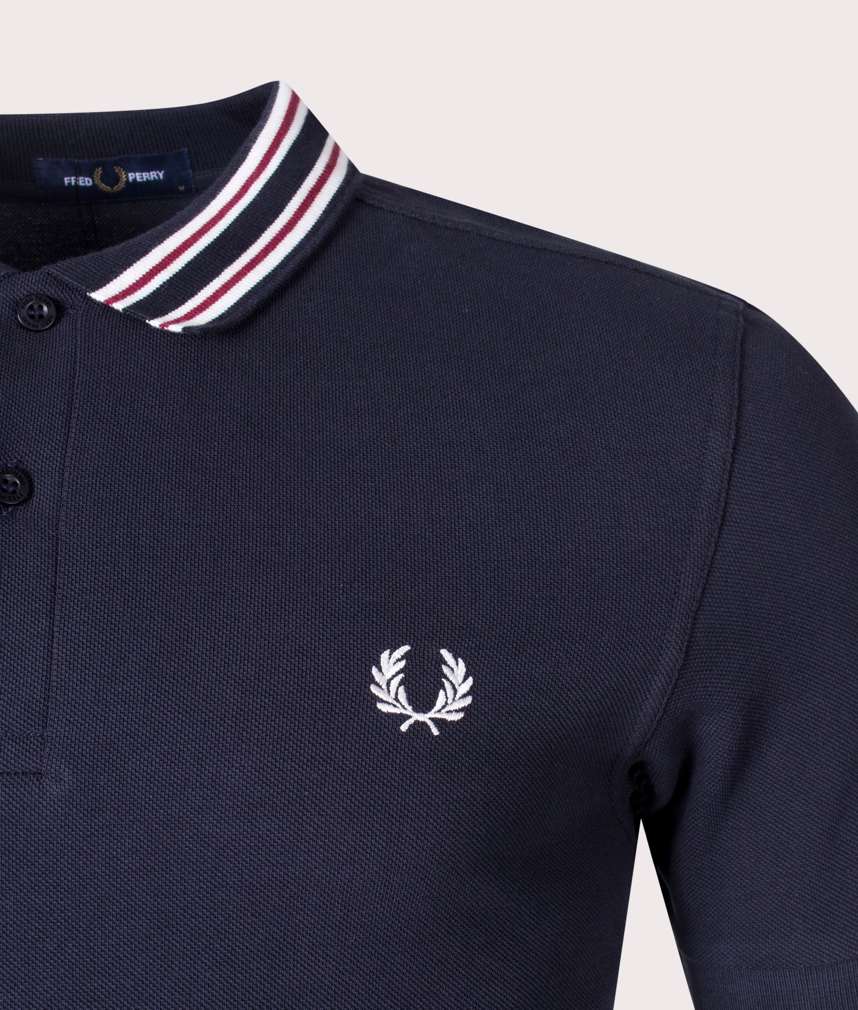 Regular Fit Striped Collar Polo Shirt - Image 2