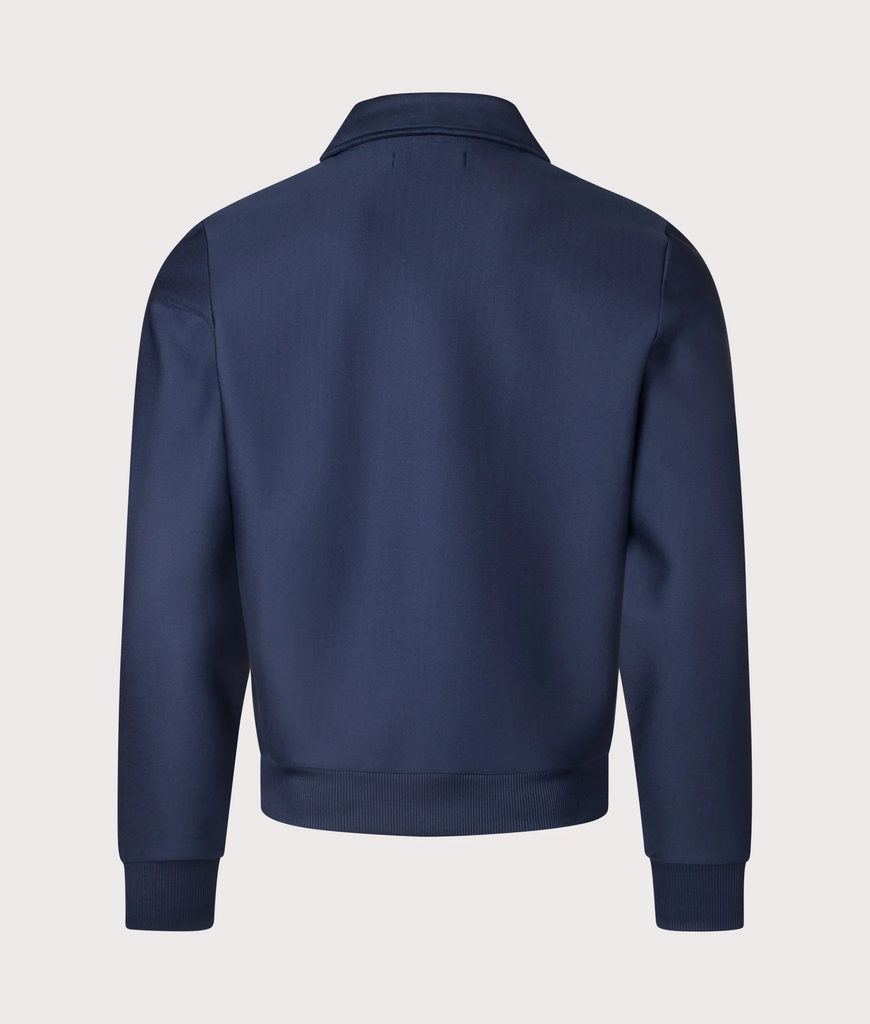 Regular Fit Striped Collared Track Top - Image 3