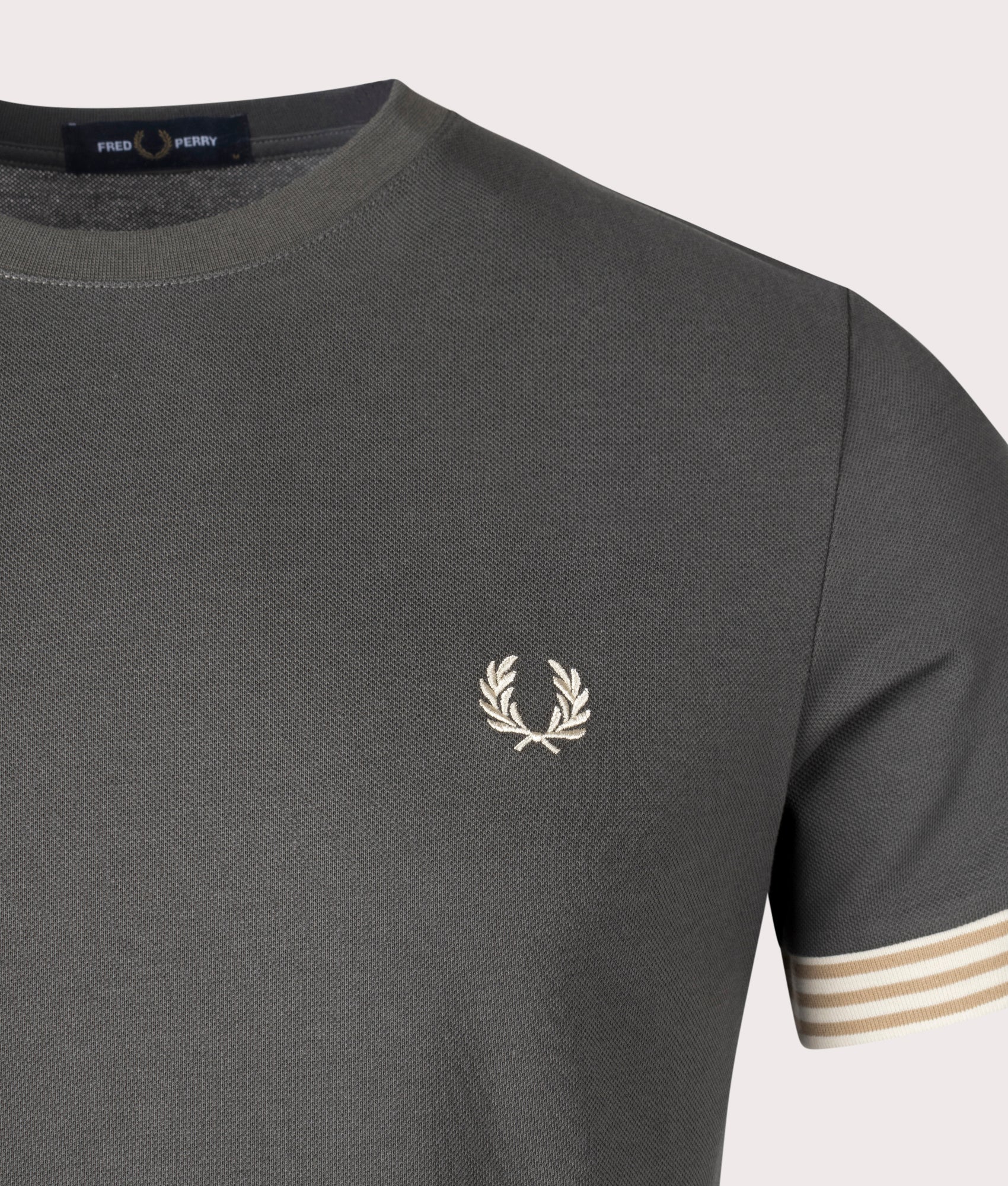 Regular Fit Striped Cuff T-Shirt - Image 2